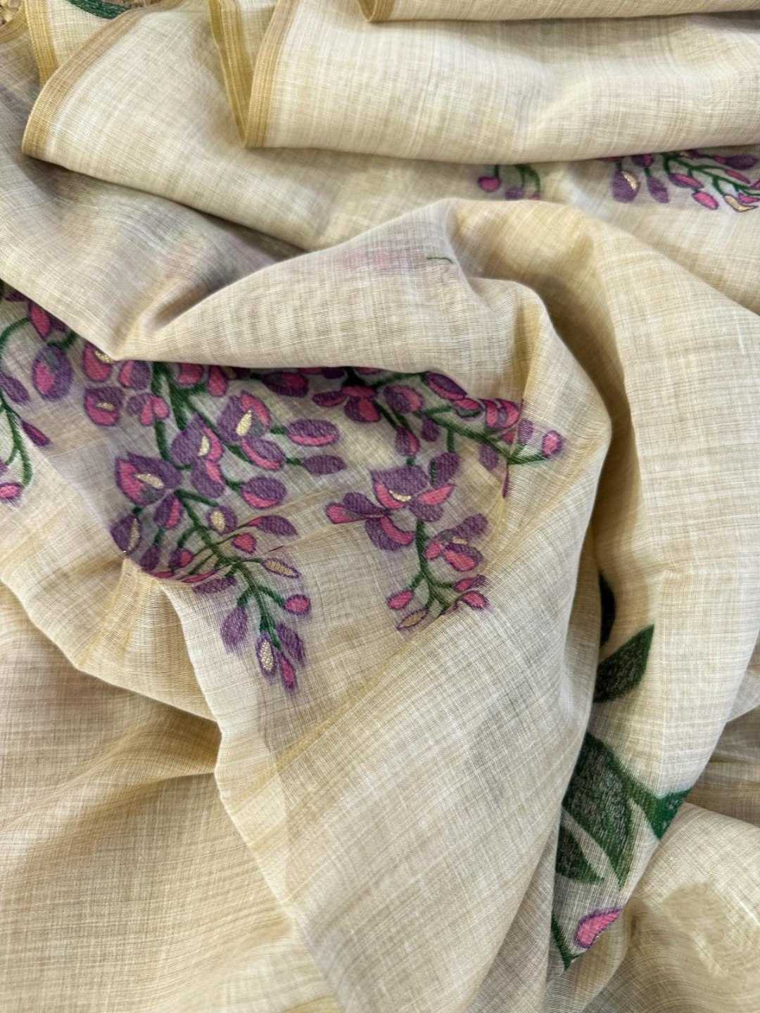 Ynf Soft Muga Silk KESH532 MUGA COTTON TREE Sarees Wedding Collections Festive Collections Wholesale Silk Sarees Zari Sarees Onam Collections Manufacturer