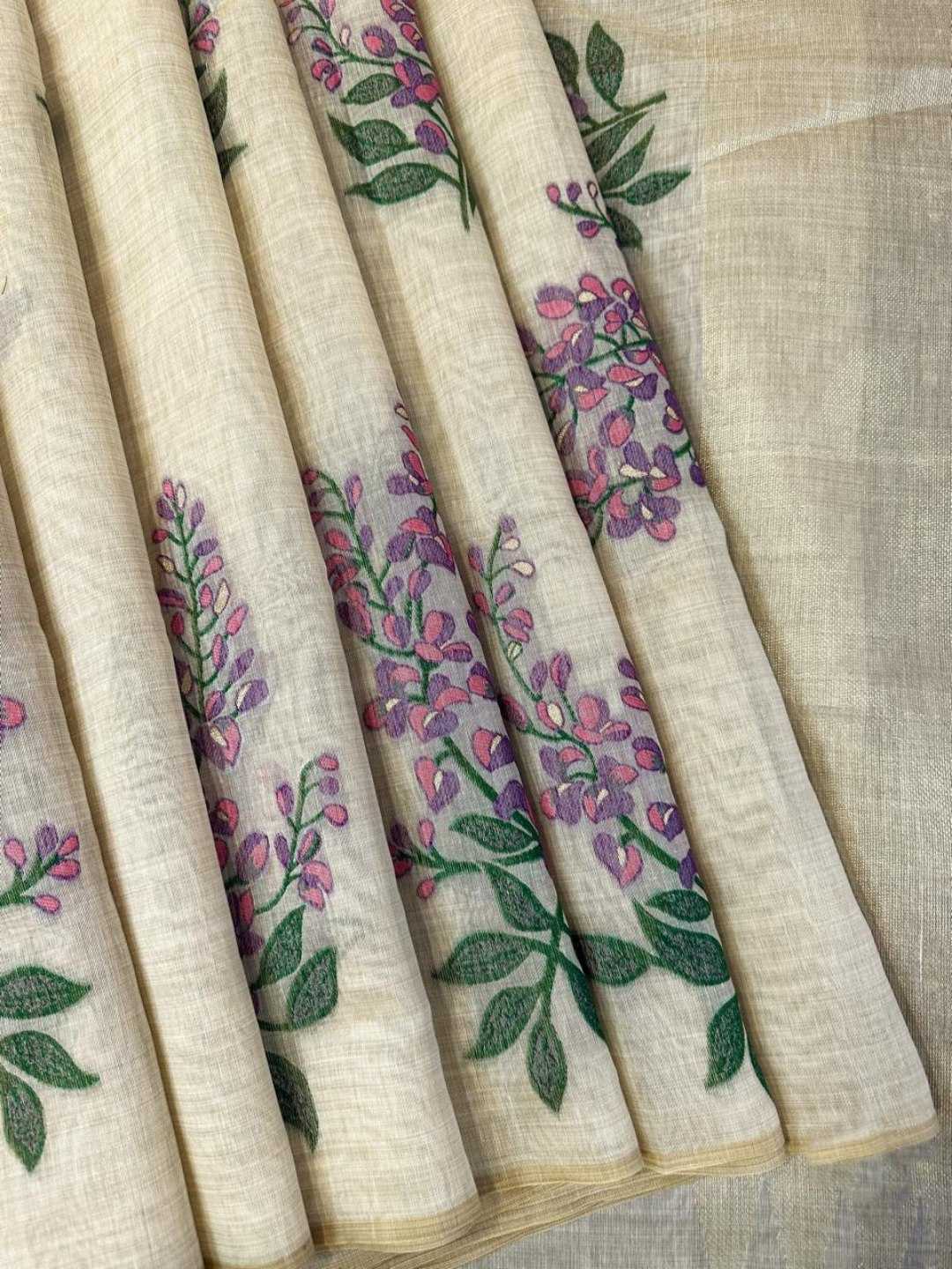 Ynf Soft Muga Silk KESH532 MUGA COTTON TREE Sarees Wedding Collections Festive Collections Wholesale Silk Sarees Zari Sarees Onam Collections Manufacturer