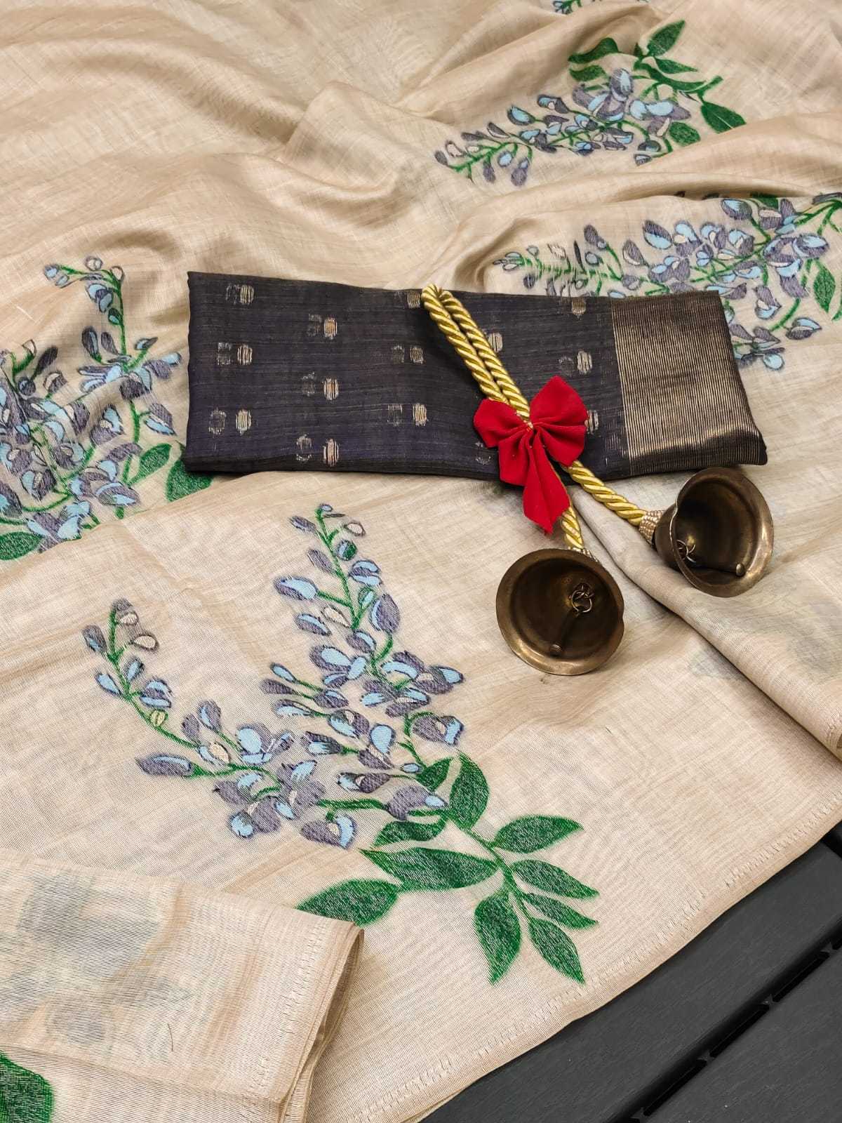 Ynf Soft Muga Silk KESH532 MUGA COTTON TREE Sarees Wedding Collections Festive Collections Wholesale Silk Sarees Zari Sarees Onam Collections Manufacturer
