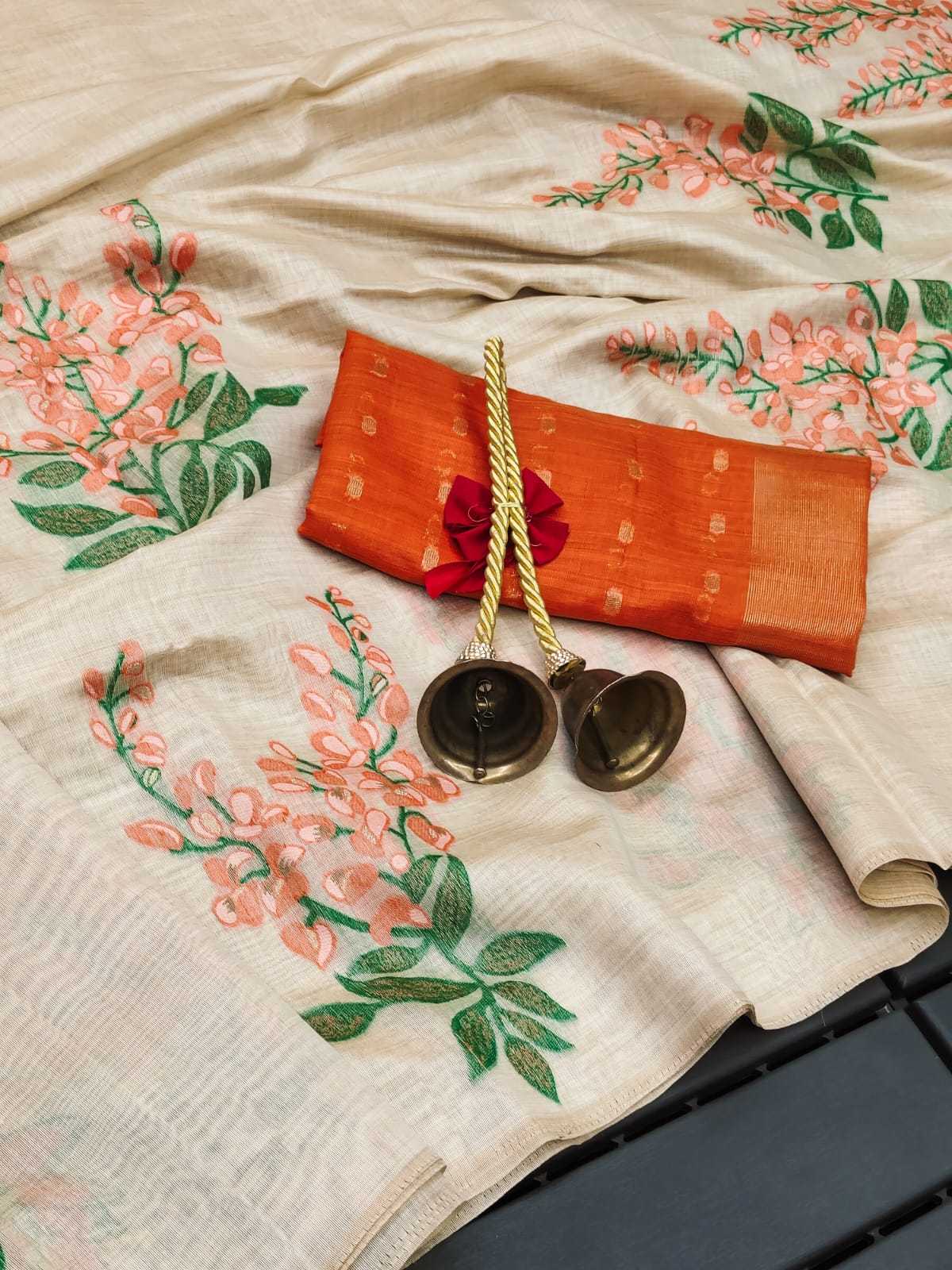Ynf Soft Muga Silk KESH532 MUGA COTTON TREE Sarees Wedding Collections Festive Collections Wholesale Silk Sarees Zari Sarees Onam Collections Manufacturer