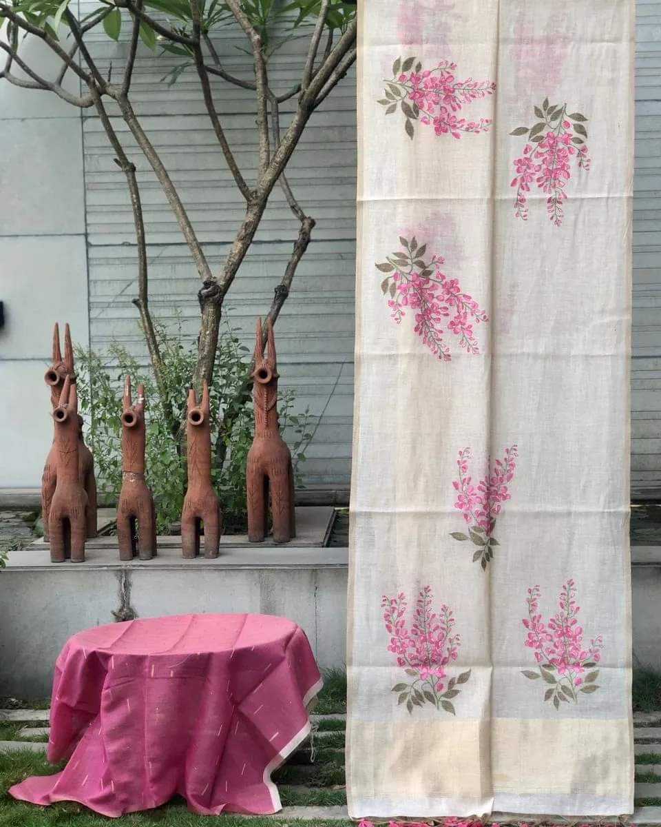 Ynf Soft Muga Silk KESH532 MUGA COTTON TREE Sarees Wedding Collections Festive Collections Wholesale Silk Sarees Zari Sarees Onam Collections Manufacturer