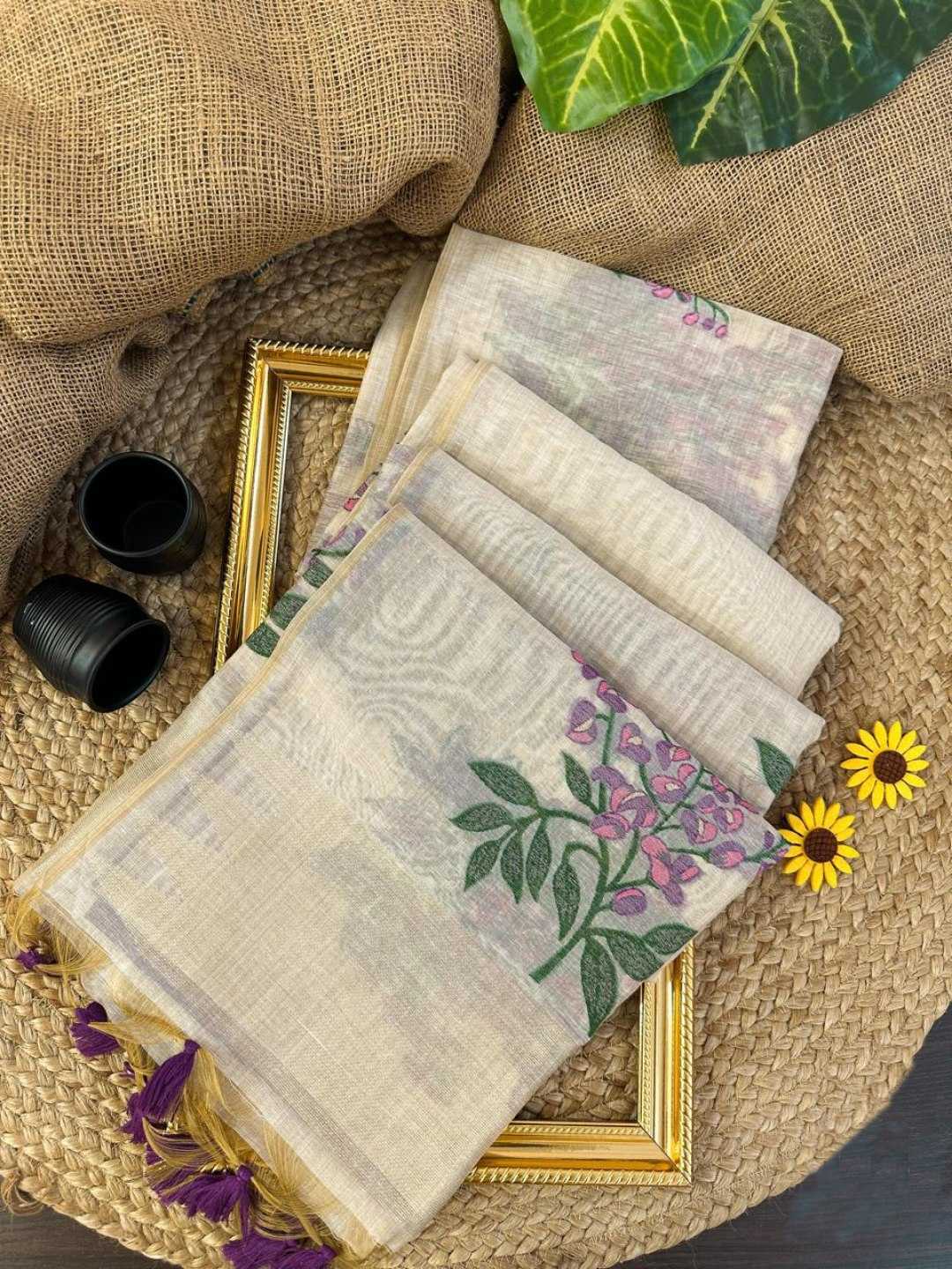 Ynf Soft Muga Silk KESH532 MUGA COTTON TREE Sarees Wedding Collections Festive Collections Wholesale Silk Sarees Zari Sarees Onam Collections Manufacturer