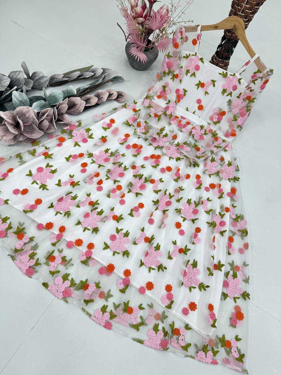 Ynf Soft Net KESH512 222 Gowns Wholesale Embroidery Gowns Anarkali Gown Manufacturer