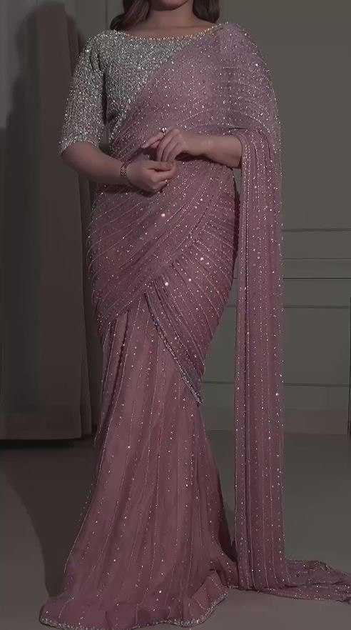 Ynf Soft Net RIN133 599 Sarees Wholesale Party Wear Sarees Net Sarees Sequin Sarees Manufacturer