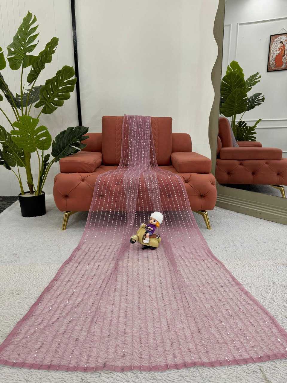 Ynf Soft Net RIN133 599 Sarees Wholesale Party Wear Sarees Net Sarees Sequin Sarees Manufacturer