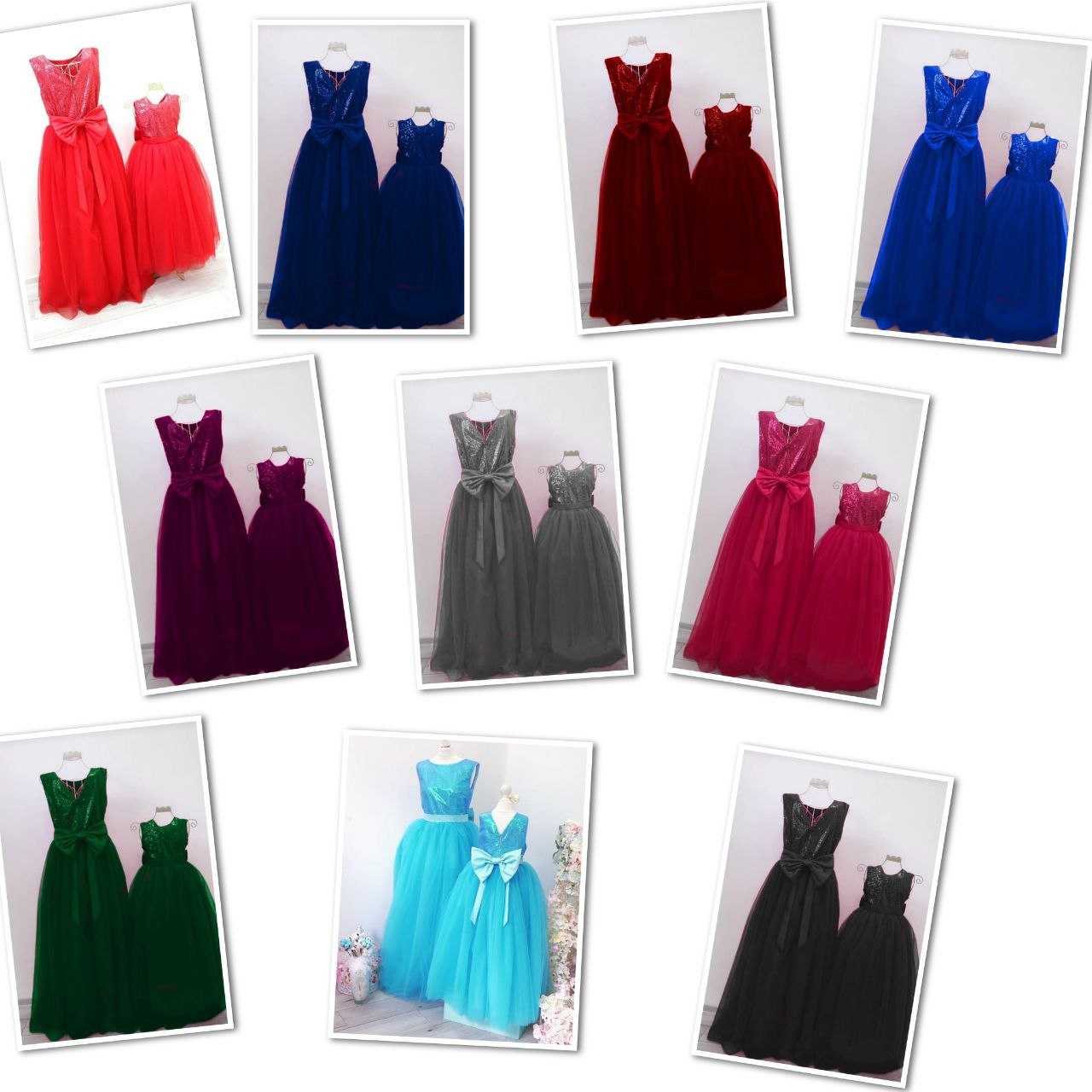 Ynf Soft Net RIN157 007 Mother & Daughter Combo Wholesale Mother Daughter Matching Gowns Manufacturer