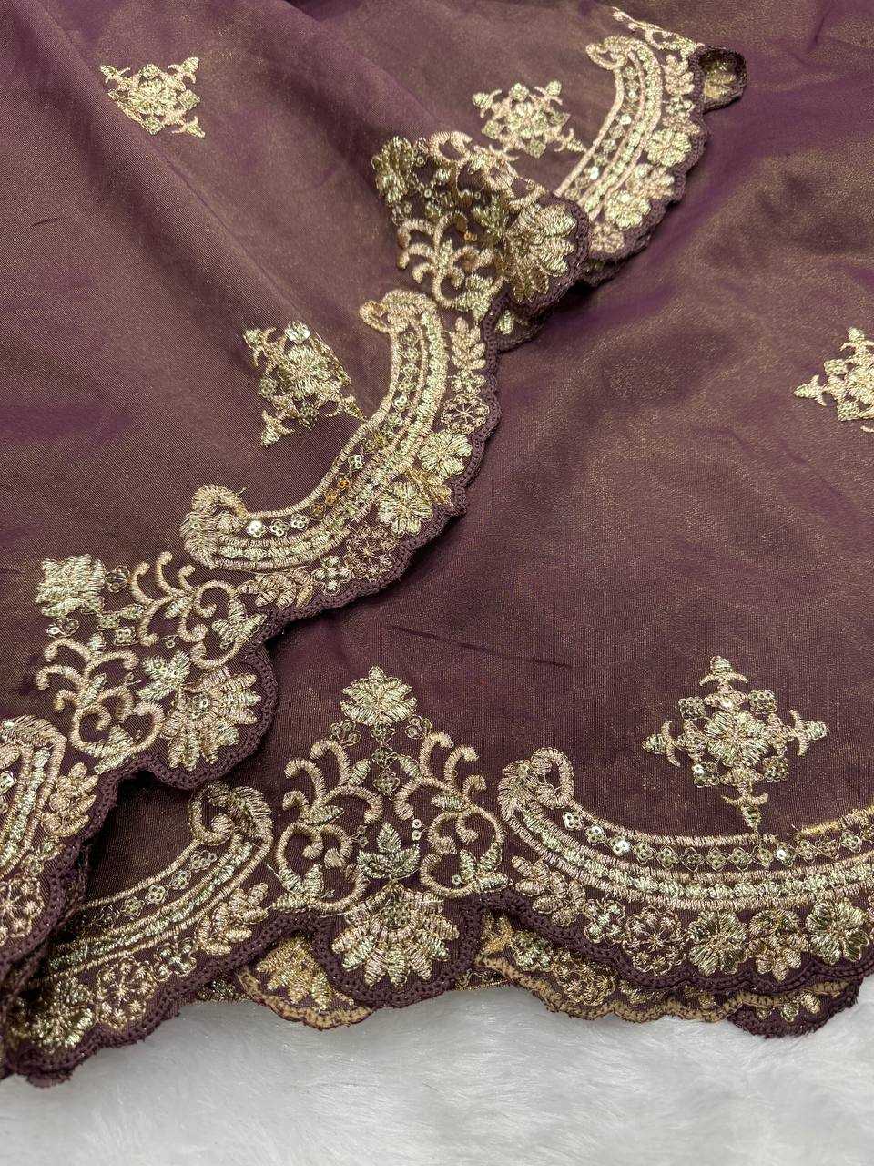 Ynf Soft Silk KESH151 5475 Sarees Bollywood Collections Festive Collections Wholesale Embroidered Sarees Silk Sarees Divyanka Tripathi Manufacturer