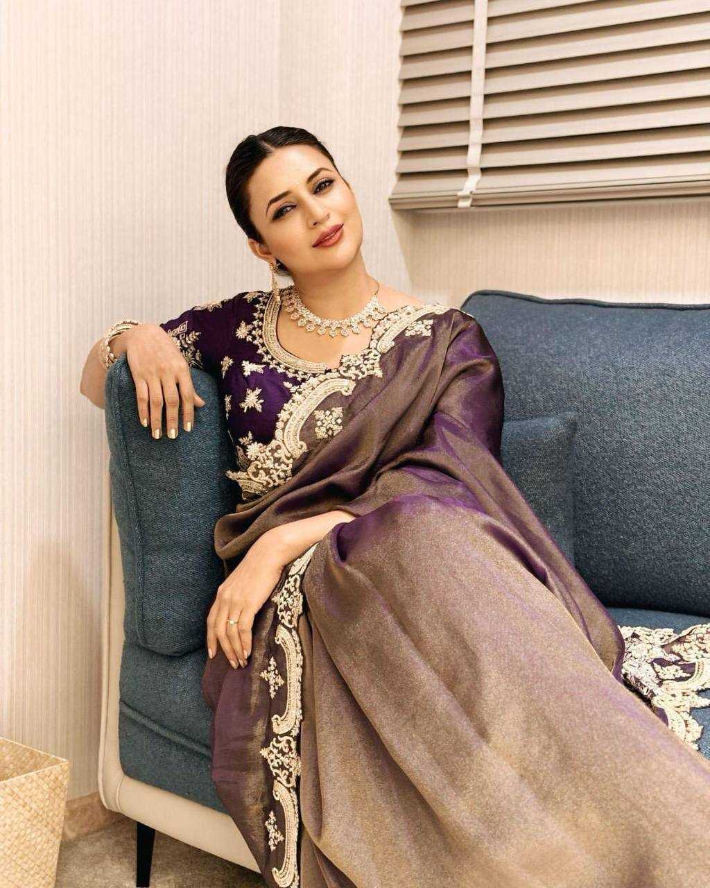 Ynf Soft Silk KESH151 5475 Sarees Bollywood Collections Festive Collections Wholesale Embroidered Sarees Silk Sarees Divyanka Tripathi Manufacturer