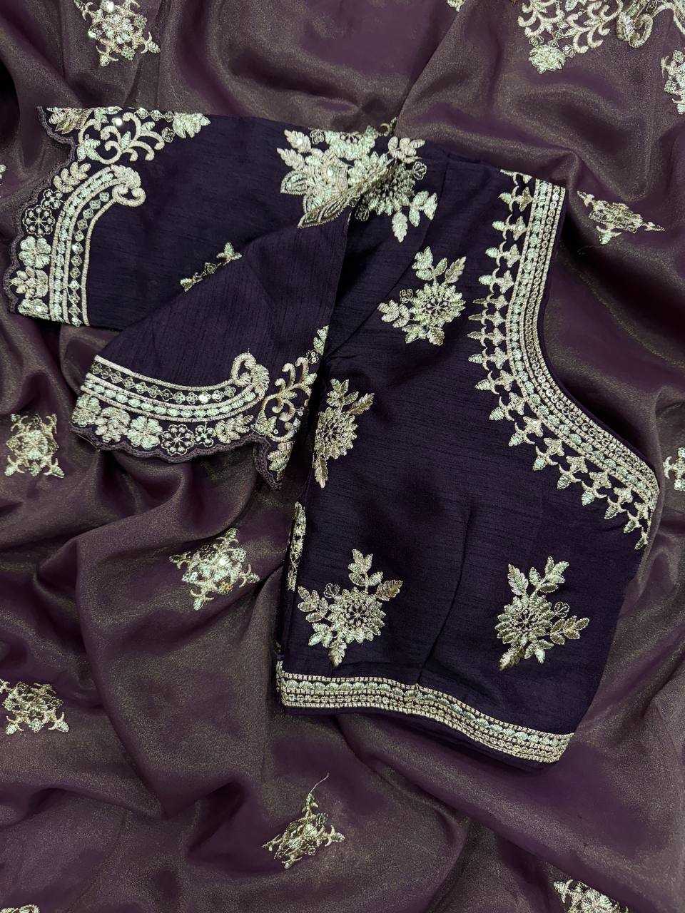 Ynf Soft Silk KESH151 5475 Sarees Bollywood Collections Festive Collections Wholesale Embroidered Sarees Silk Sarees Divyanka Tripathi Manufacturer