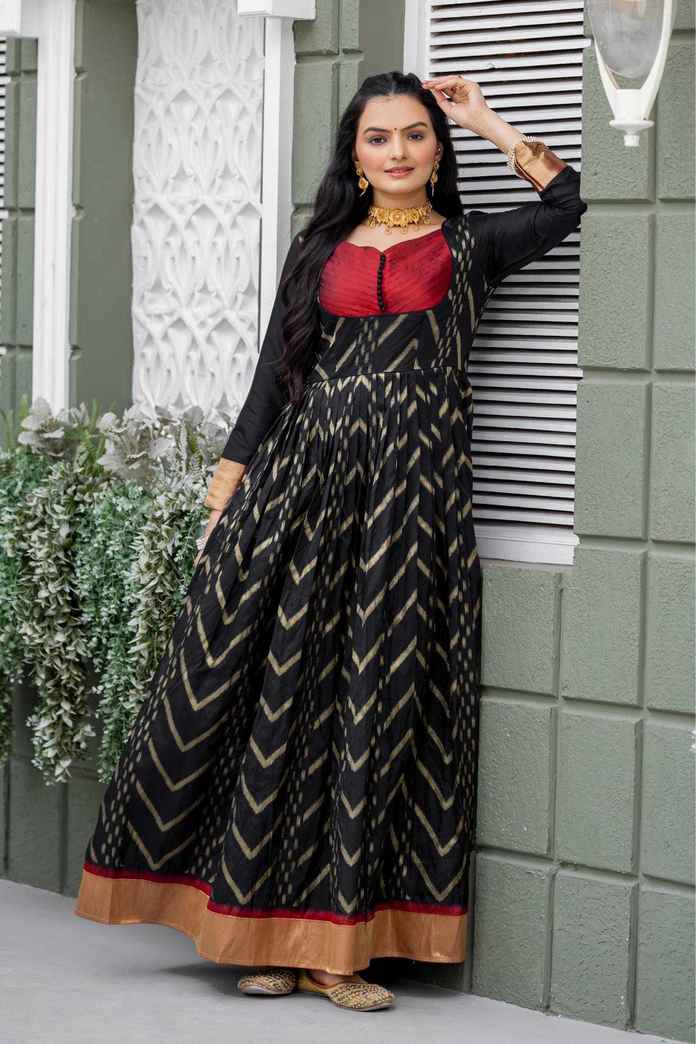 Ynf Soft Silk KESH249 Chic black Gowns Wholesale Party Gowns Silk Gowns Black Gown Manufacturer