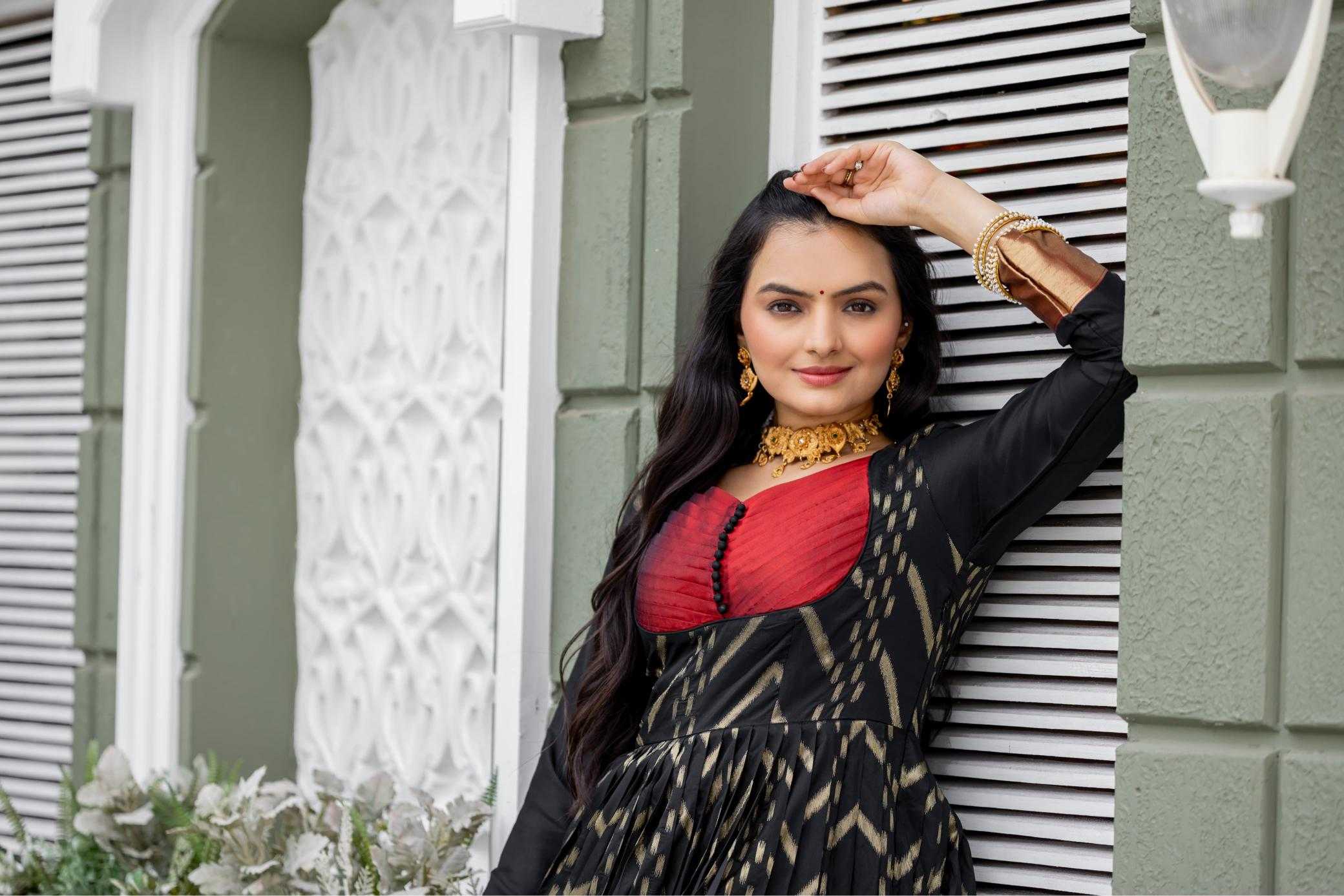 Ynf Soft Silk KESH249 Chic black Gowns Wholesale Party Gowns Silk Gowns Black Gown Manufacturer
