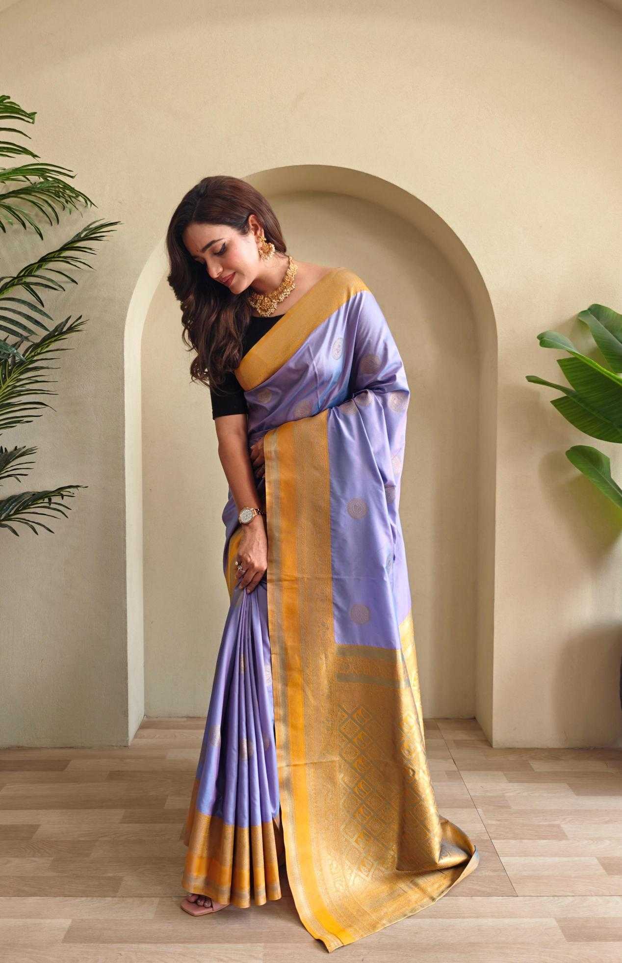Ynf Soft Silk KESH249 Gold Coin Silk Sarees Wholesale Soft Silk Sarees Designer Silk Sarees Silk Sarees For Weddings Manufacturer