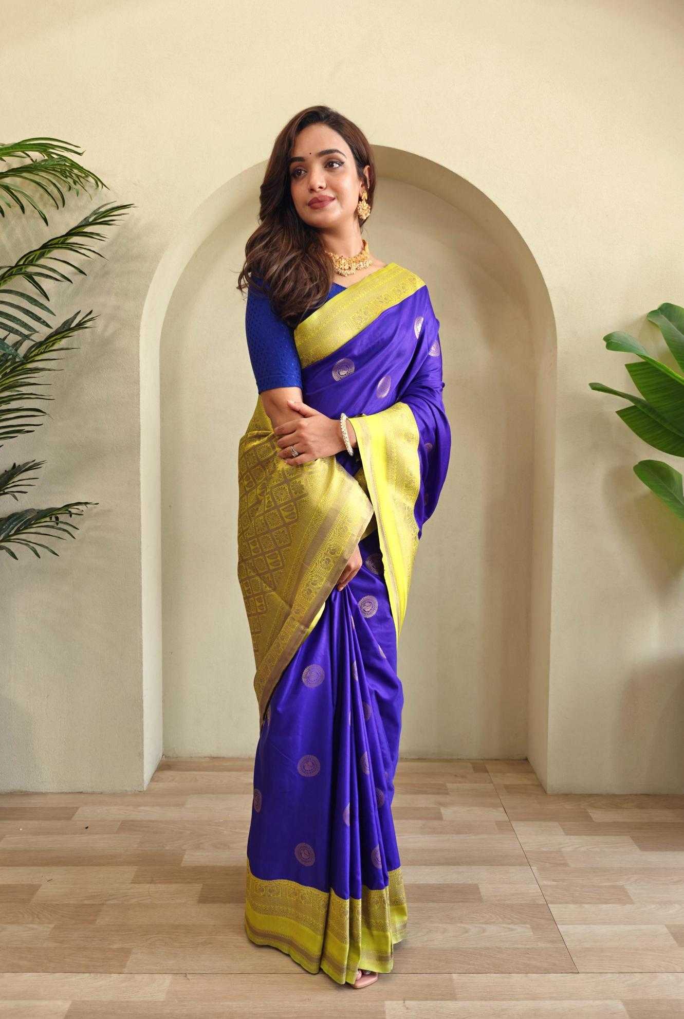 Ynf Soft Silk KESH249 Gold Coin Silk Sarees Wholesale Soft Silk Sarees Designer Silk Sarees Silk Sarees For Weddings Manufacturer