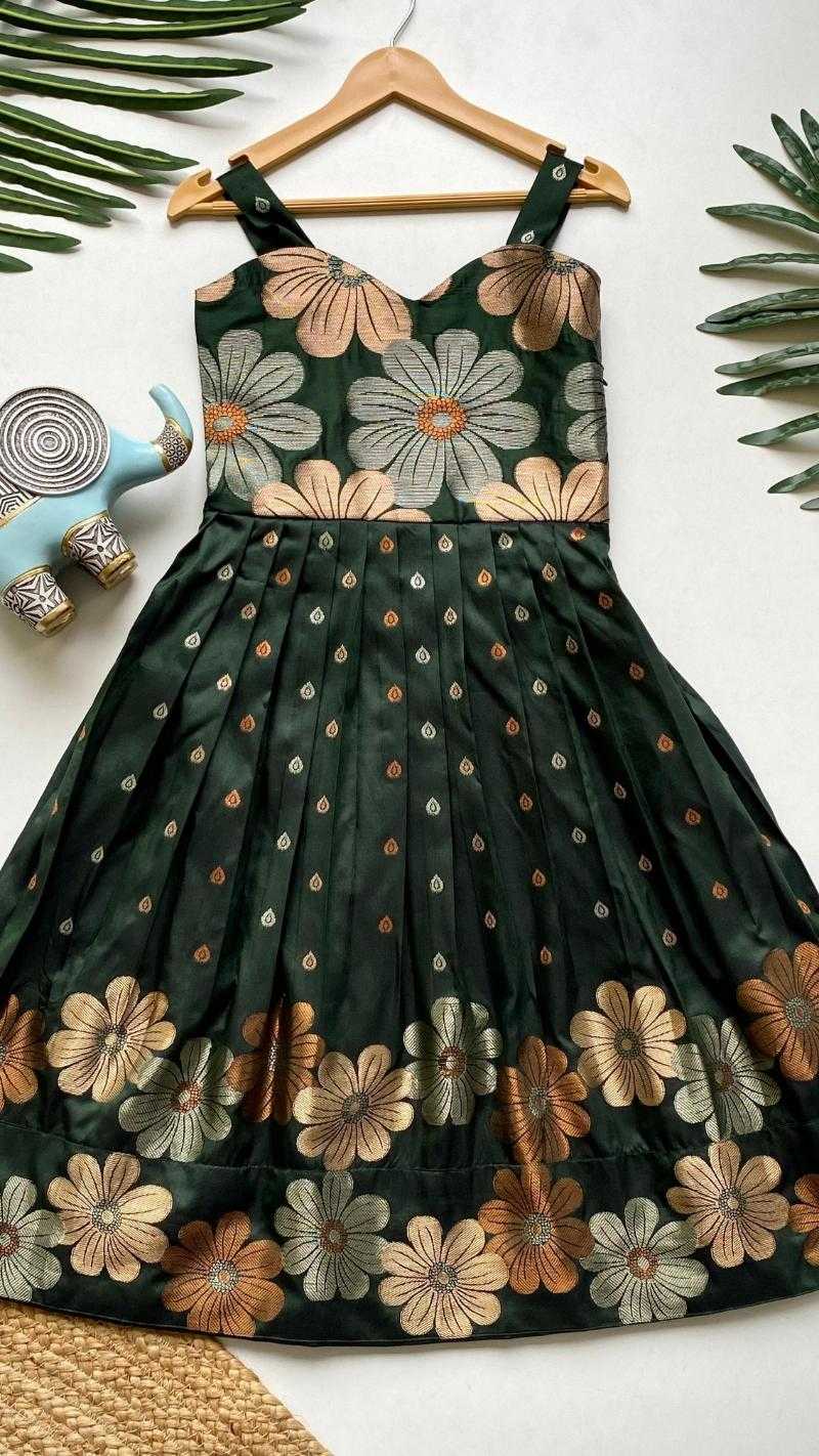 Ynf Soft Silk KESH249 K Suhani Kids Wear Wholesale Kids Gown Kids Ethnic Gowns Manufacturer