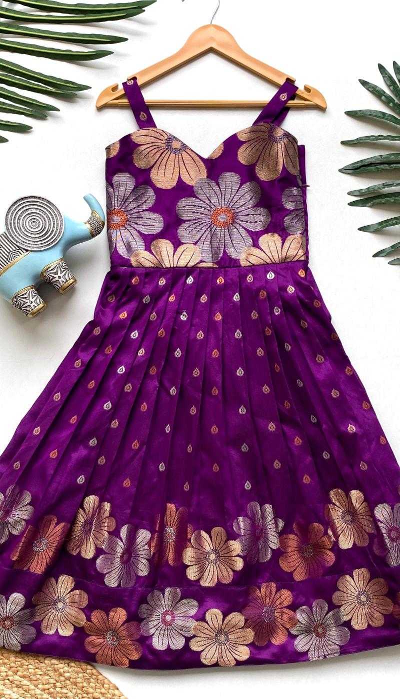 Ynf Soft Silk KESH249 K Suhani Kids Wear Wholesale Kids Gown Kids Ethnic Gowns Manufacturer