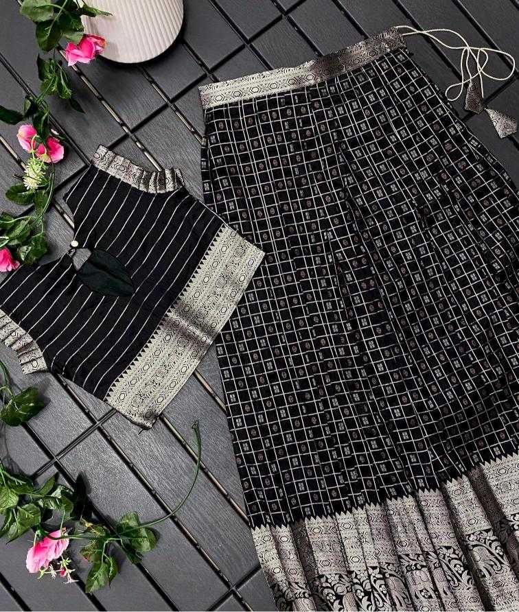 Ynf Soft Silk KESH249 Khicha Checks Kids Wear Wholesale Kids Lehenga Kids Lehenga Choli Baby Girl Lehenga Manufacturer