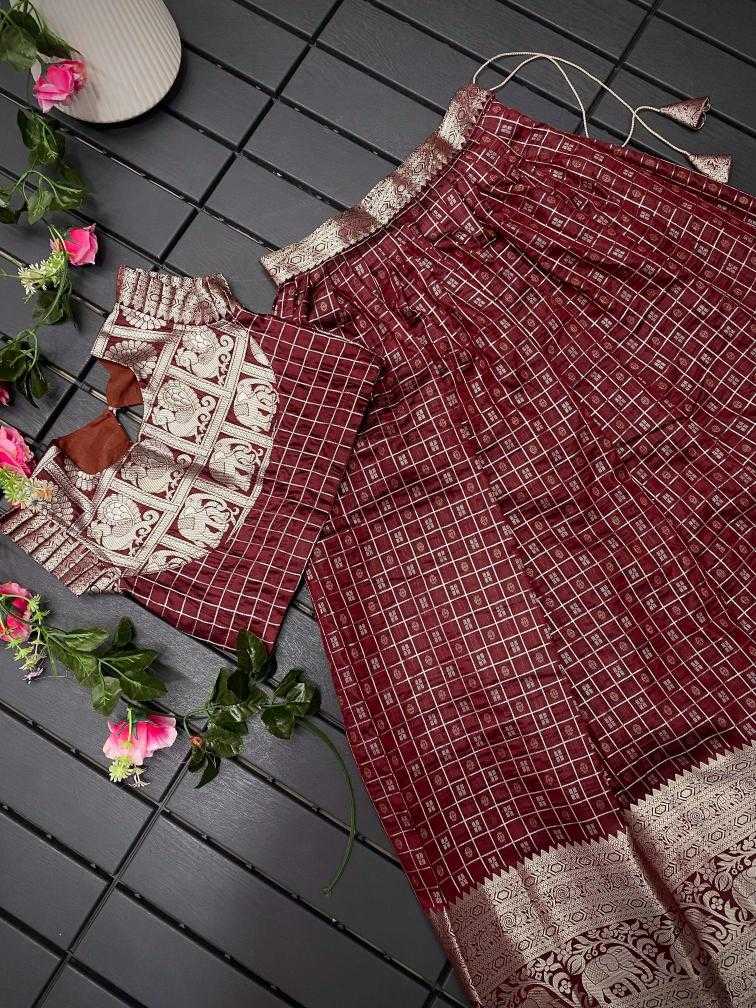 Ynf Soft Silk KESH249 Khicha Checks Kids Wear Wholesale Kids Lehenga Kids Lehenga Choli Baby Girl Lehenga Manufacturer