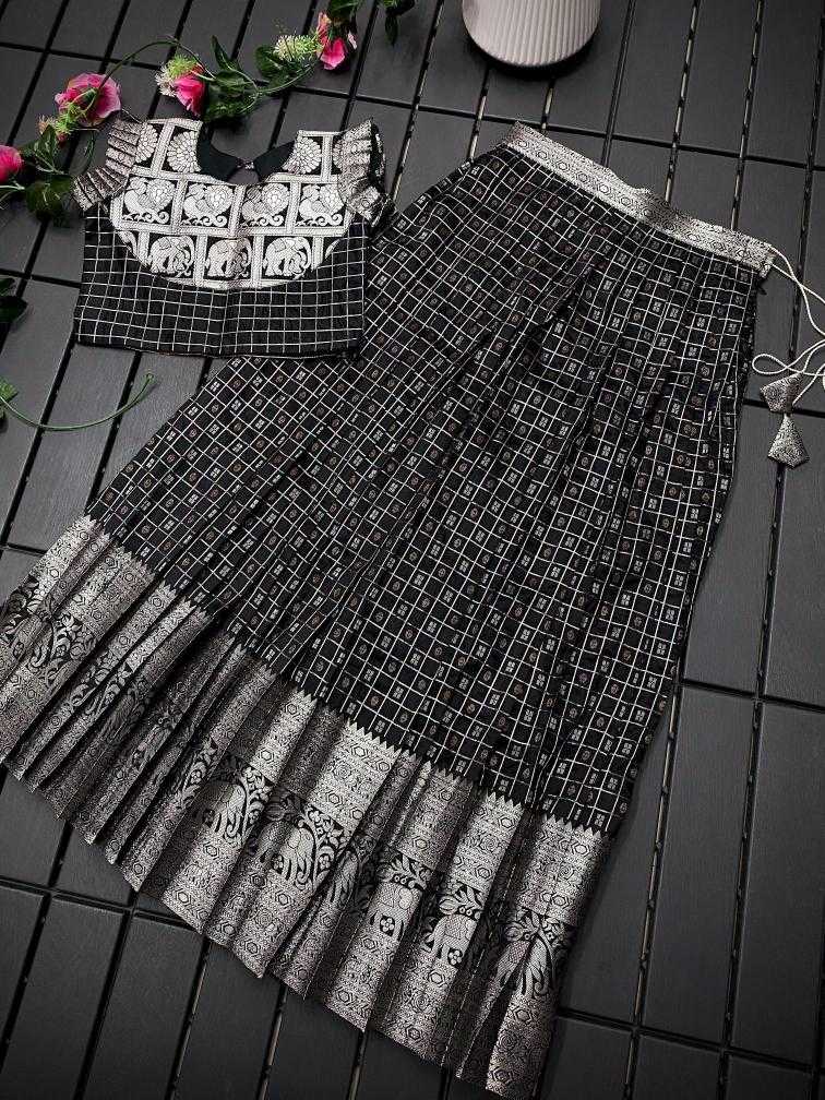 Ynf Soft Silk KESH249 Khicha Checks Kids Wear Wholesale Kids Lehenga Kids Lehenga Choli Baby Girl Lehenga Manufacturer