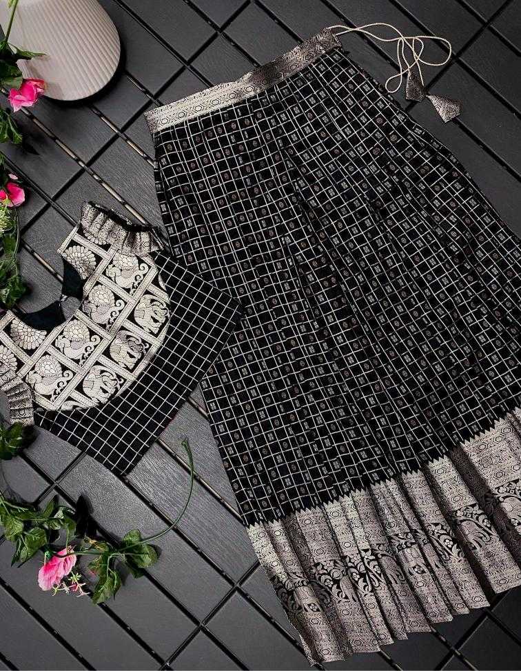 Ynf Soft Silk KESH249 Khicha Checks Kids Wear Wholesale Kids Lehenga Kids Lehenga Choli Baby Girl Lehenga Manufacturer