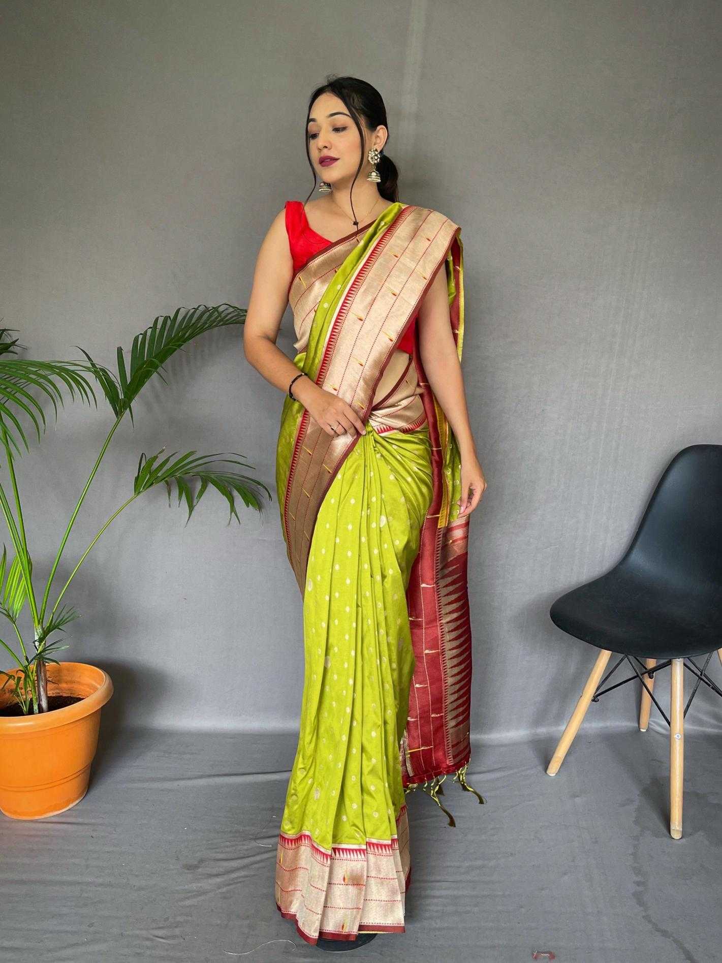 Ynf Soft Silk KESH249 POLKA PAITHANI Silk Sarees Wholesale Paithani Sarees Designer Silk Sarees Silk Sarees For Weddings Manufacturer