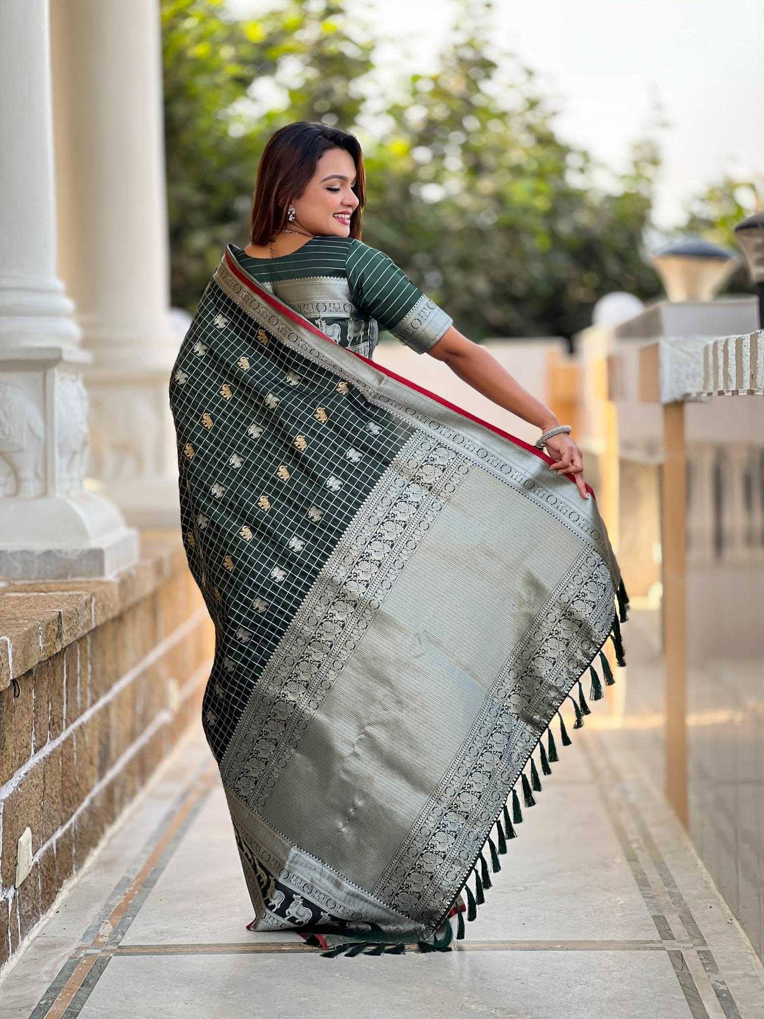 Ynf Soft Silk KESH249 Rajshree Silk Sarees Wholesale Soft Silk Sarees Traditional Silk Sarees Zari Border Silk Sarees Manufacturer