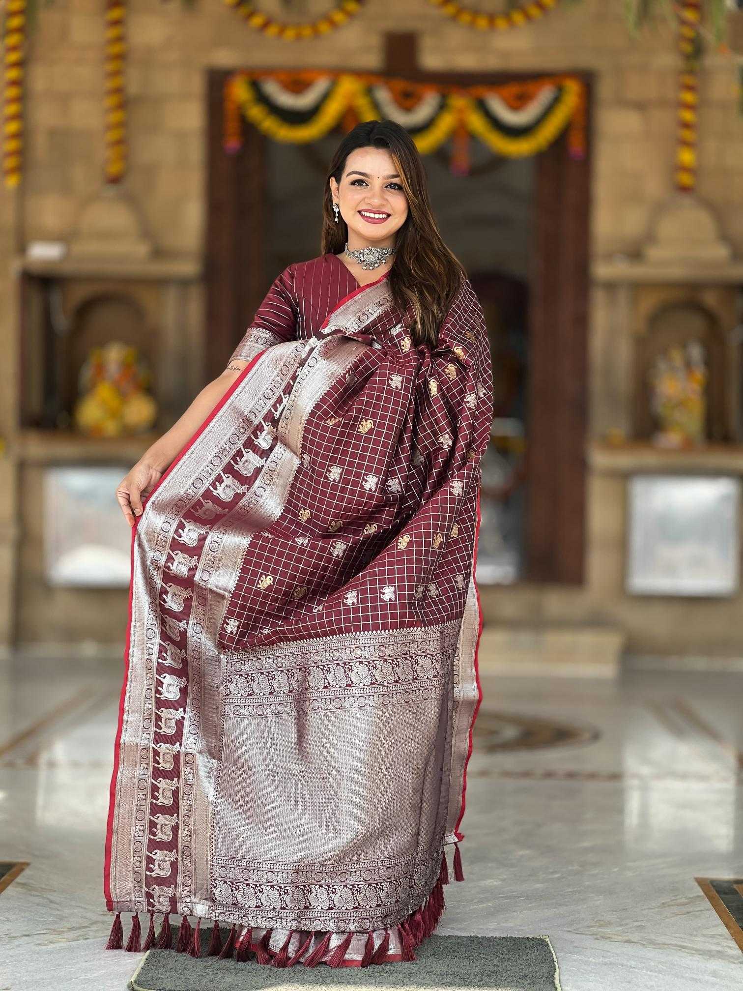 Ynf Soft Silk KESH249 Rajshree Silk Sarees Wholesale Soft Silk Sarees Traditional Silk Sarees Zari Border Silk Sarees Manufacturer