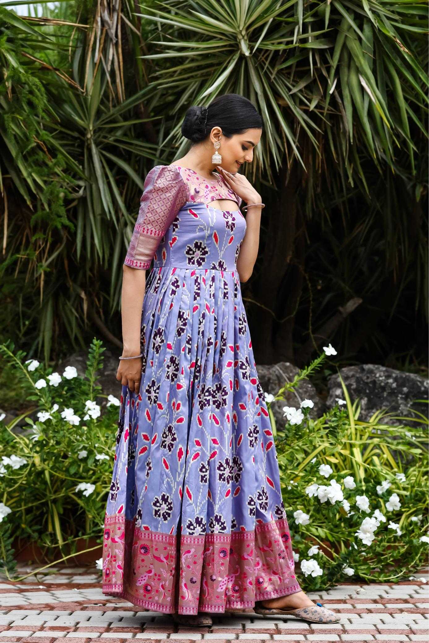 Ynf Soft Silk KESH249 TANISHA Gowns Wholesale Fancy Gowns Designer Gowns Silk Gowns Manufacturer