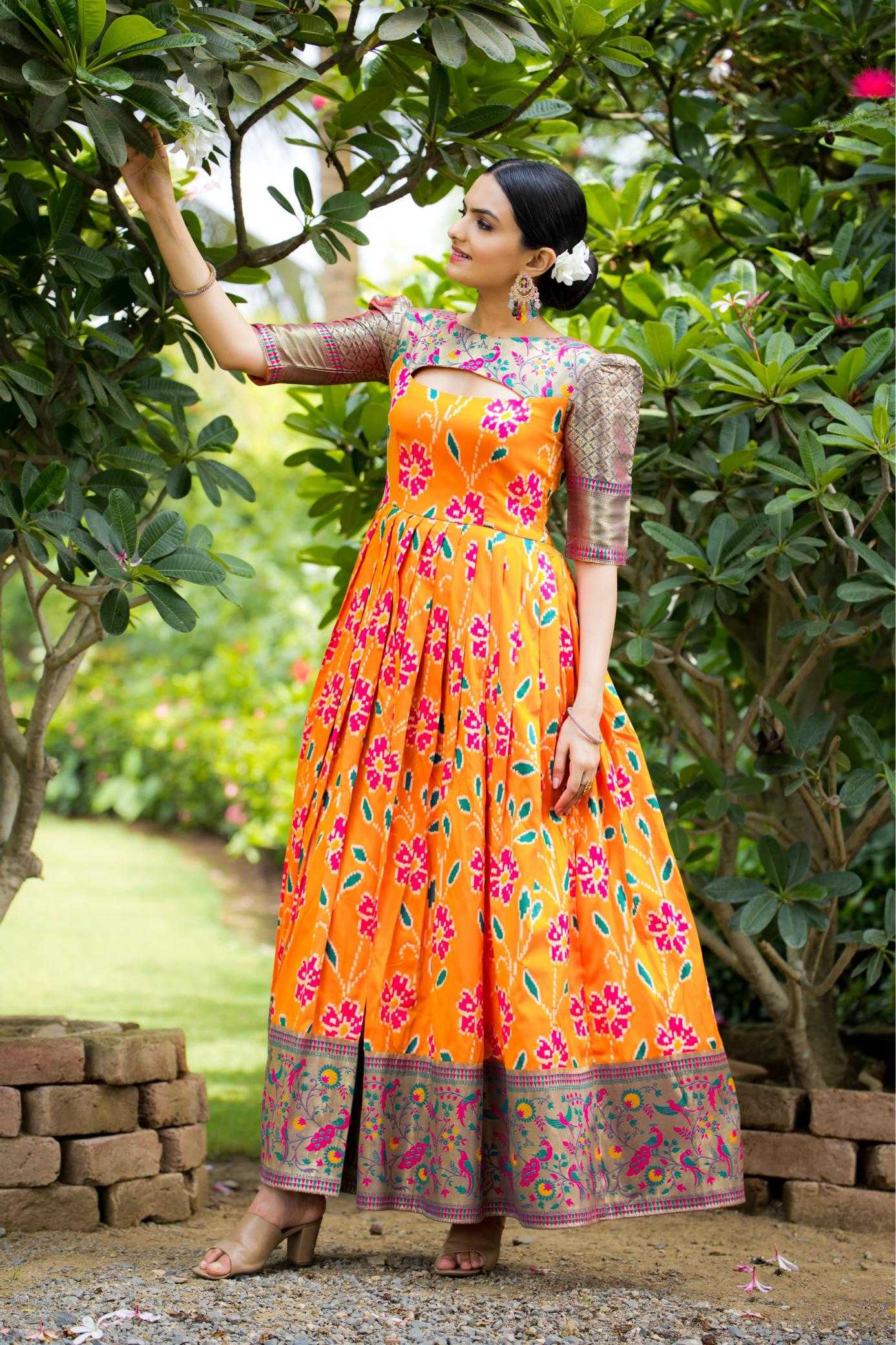 Ynf Soft Silk KESH249 TANISHA Gowns Wholesale Fancy Gowns Designer Gowns Silk Gowns Manufacturer