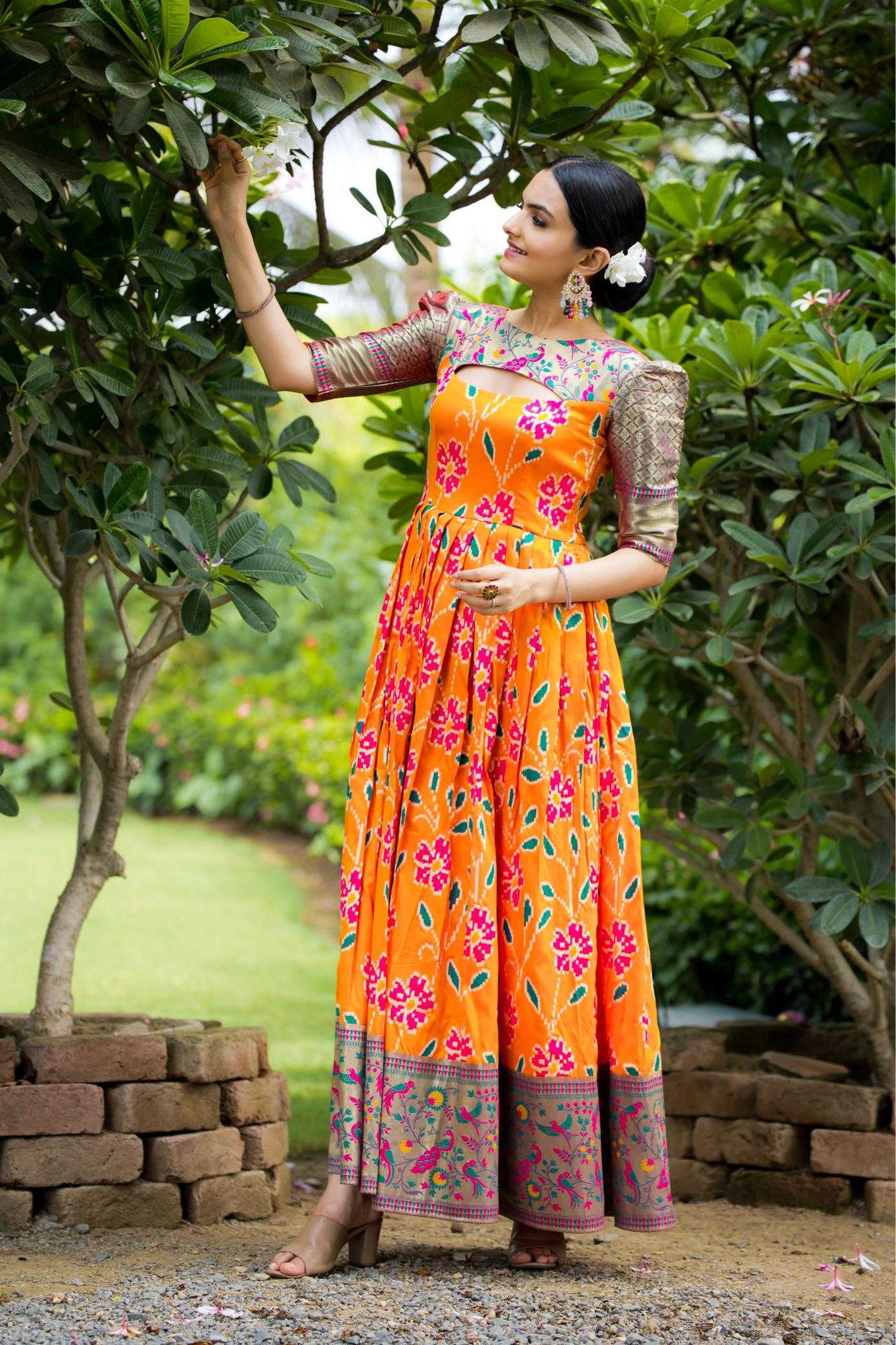 Ynf Soft Silk KESH249 TANISHA Gowns Wholesale Fancy Gowns Designer Gowns Silk Gowns Manufacturer