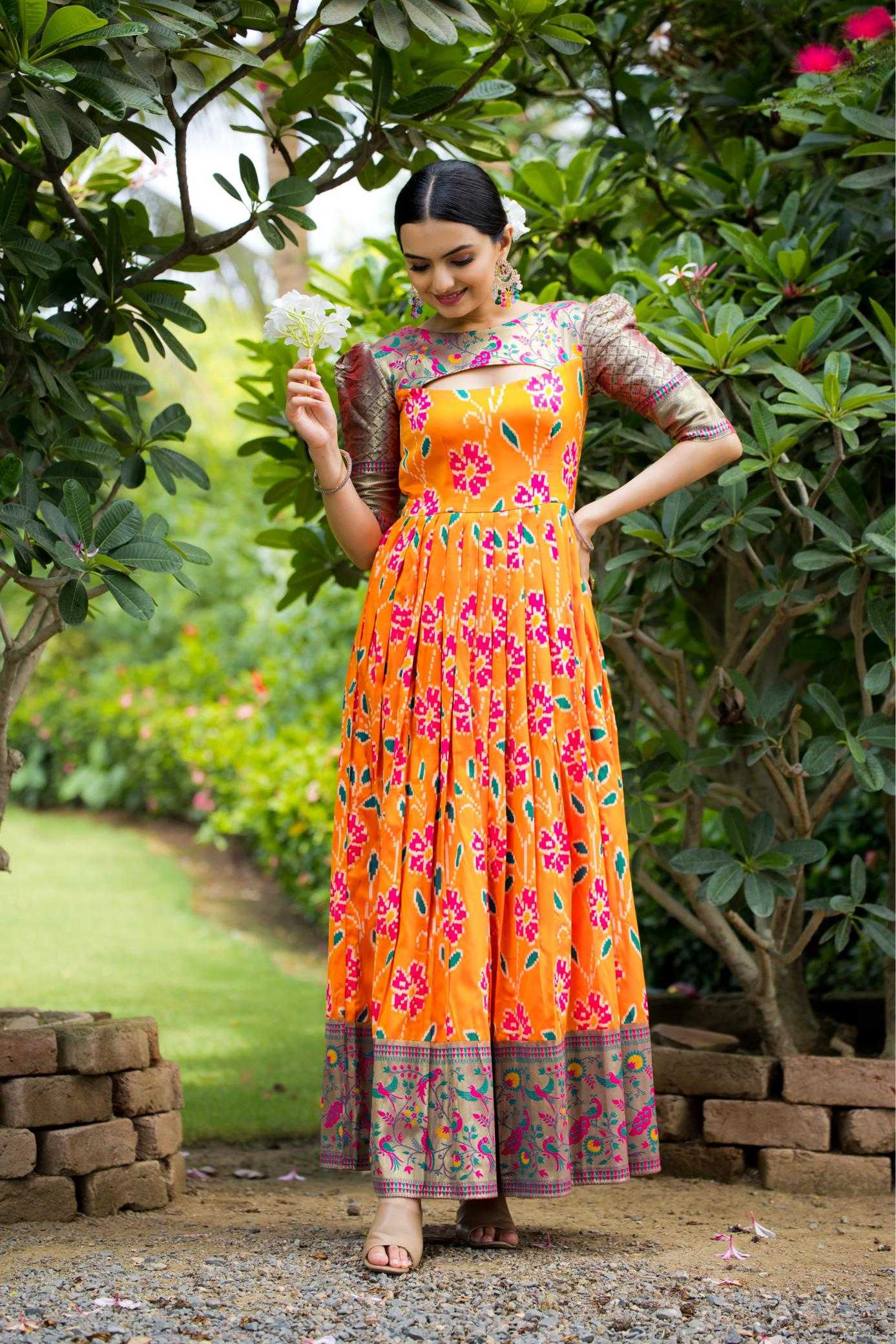 Ynf Soft Silk KESH249 TANISHA Gowns Wholesale Fancy Gowns Designer Gowns Silk Gowns Manufacturer