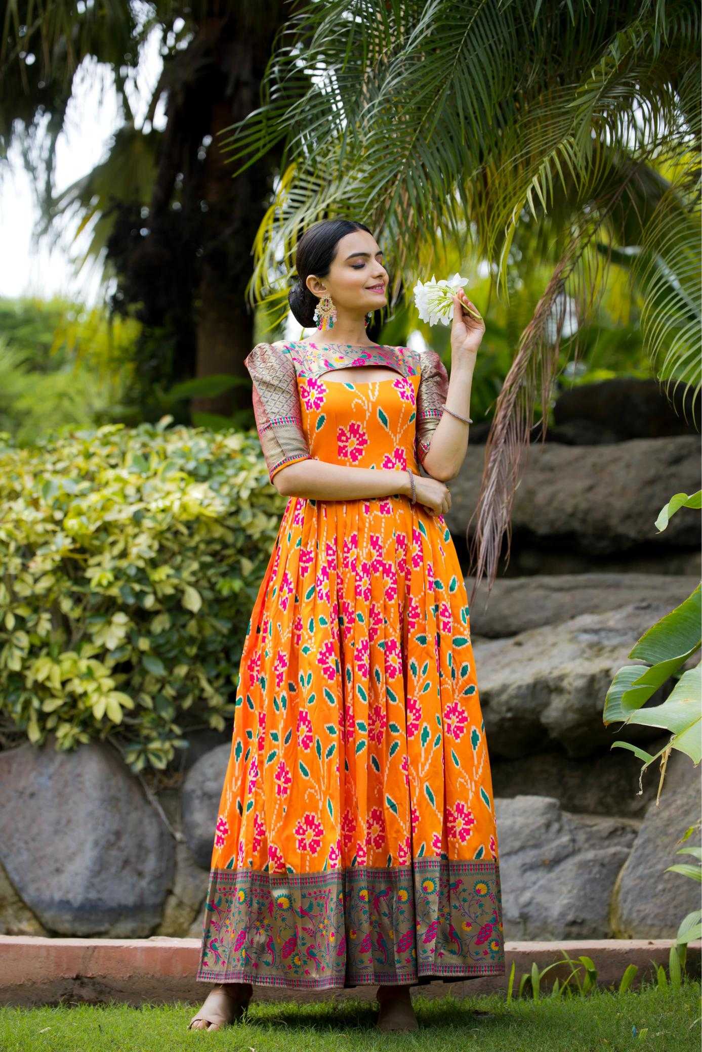 Ynf Soft Silk KESH249 TANISHA Gowns Wholesale Fancy Gowns Designer Gowns Silk Gowns Manufacturer