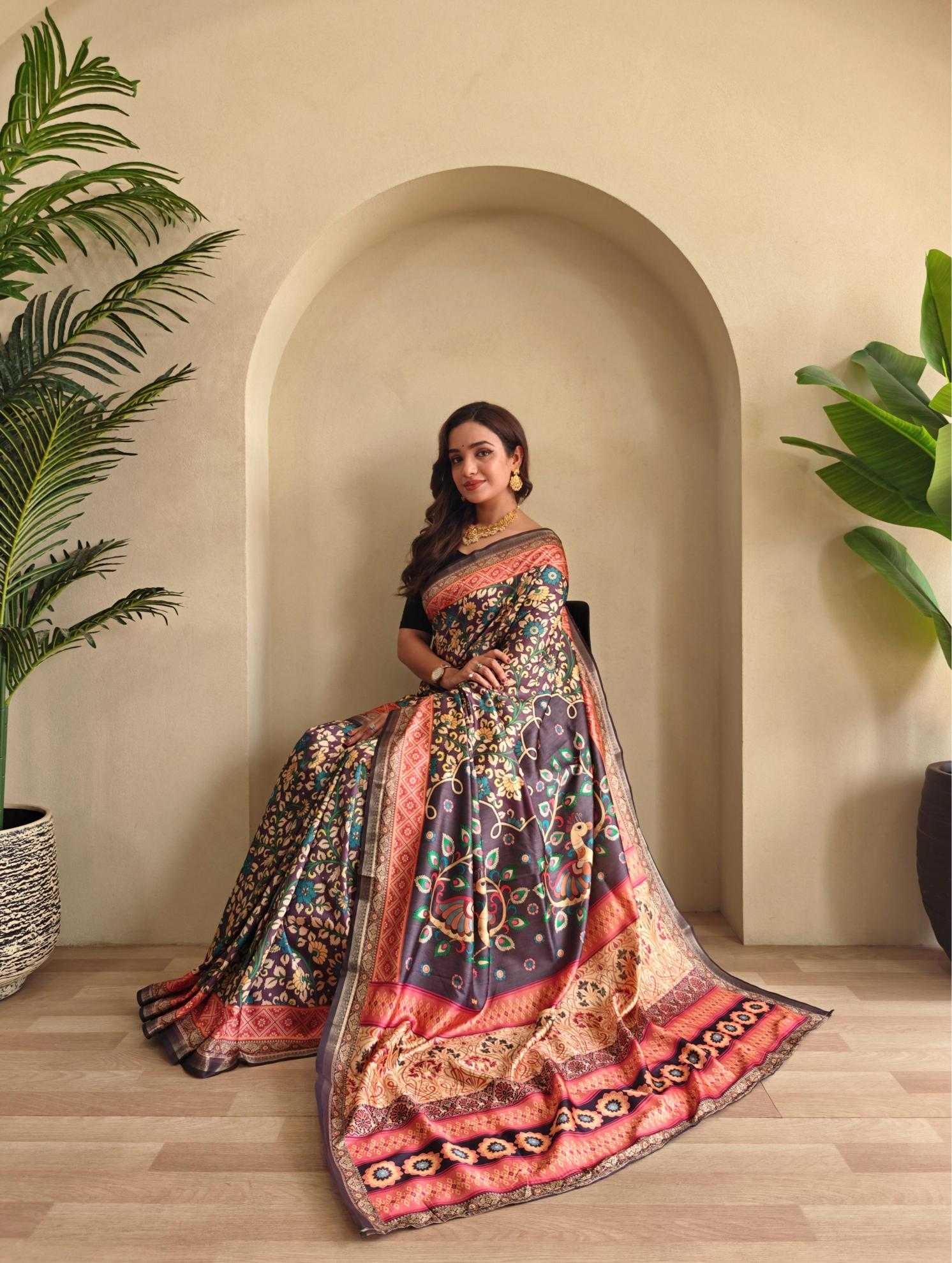 Ynf Soft Silk KESH249 Zalak Silk Sarees Wedding Collections Festive Collections Wholesale Soft Silk Sarees Brocade Sarees Printed Silk Saree Manufacturer