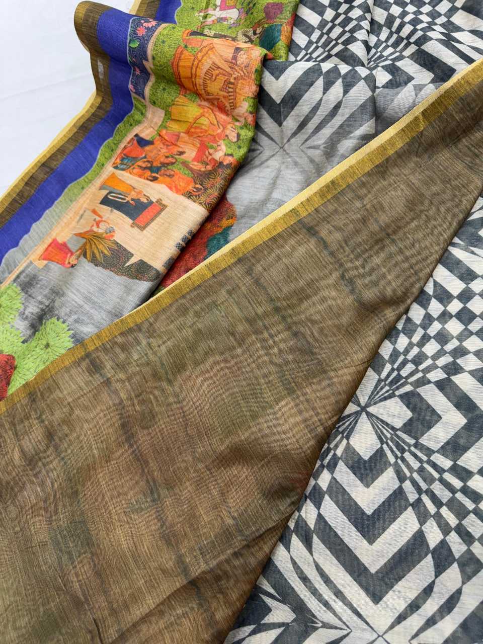 Ynf Soft Silk KESH505 DHANWARI SILK 130 Sarees Wedding Collections Festive Collections Wholesale Printed Sarees Traditional Sarees Onam Collections Manufacturer