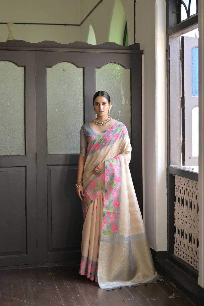 Ynf Soft Silk KESH505 SONITA FLOWER Silk Sarees Wholesale Printed Silk Saree Manufacturer