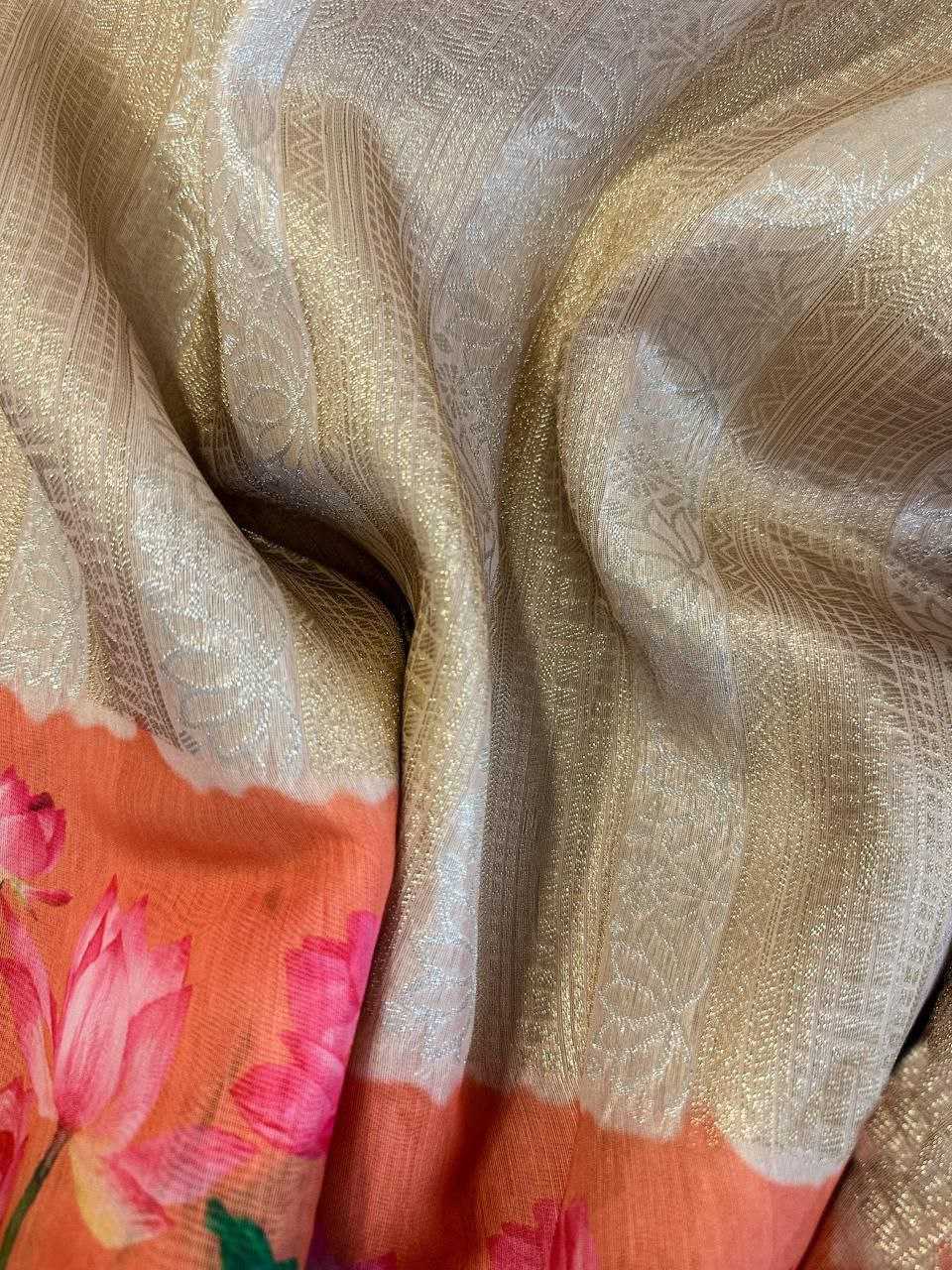 Ynf Soft Silk KESH505 SONITA FLOWER Silk Sarees Wholesale Printed Silk Saree Manufacturer