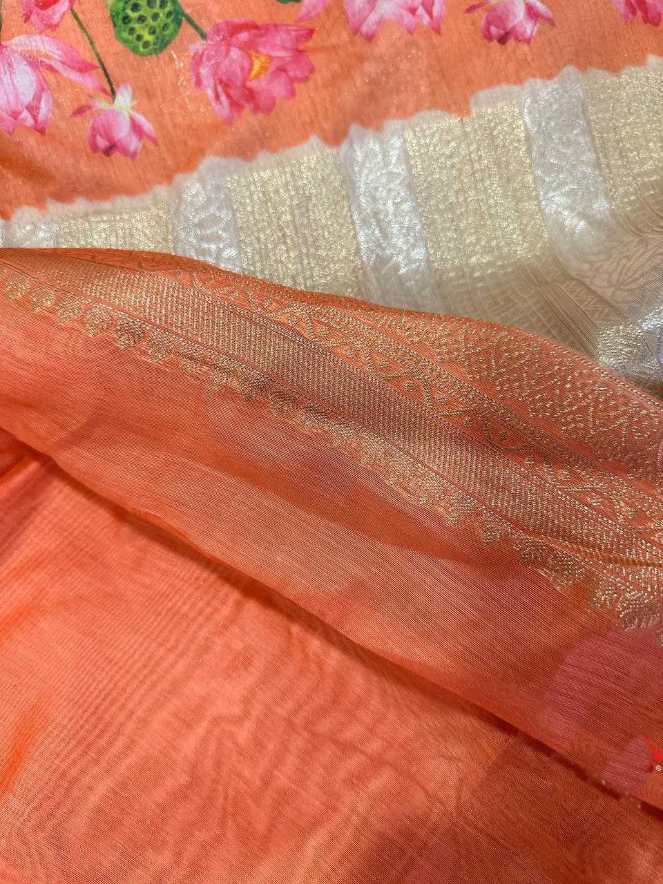 Ynf Soft Silk KESH505 SONITA FLOWER Silk Sarees Wholesale Printed Silk Saree Manufacturer