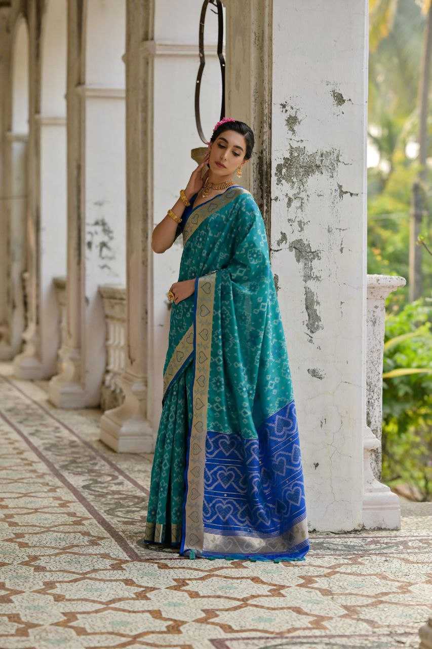 Ynf Soft Silk KESH505 SUNDARI IKKAT Silk Sarees Wedding Collections Wholesale Soft Silk Sarees Designer Silk Sarees Haldi Outfits Manufacturer