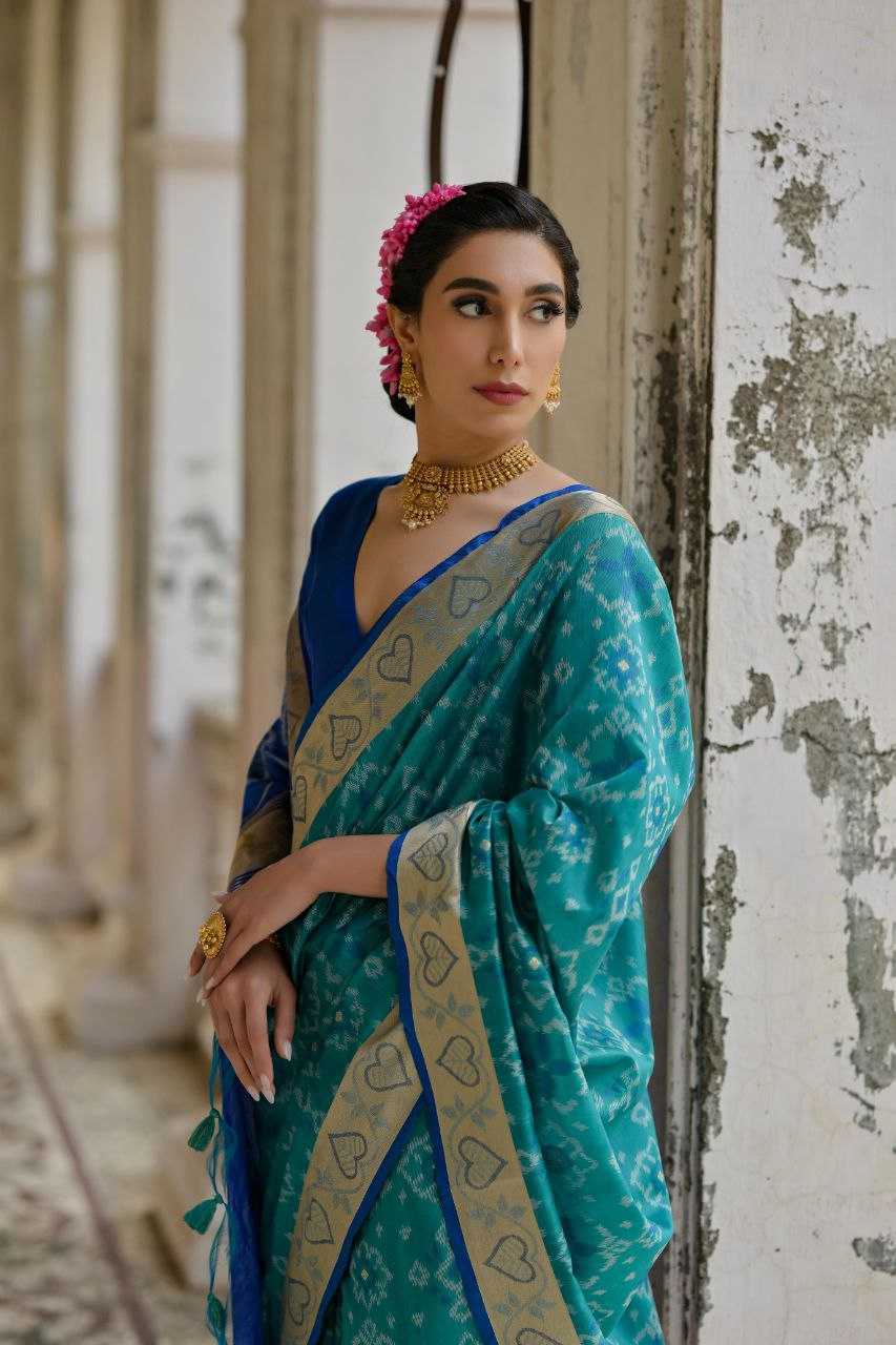 Ynf Soft Silk KESH505 SUNDARI IKKAT Silk Sarees Wedding Collections Wholesale Soft Silk Sarees Designer Silk Sarees Haldi Outfits Manufacturer