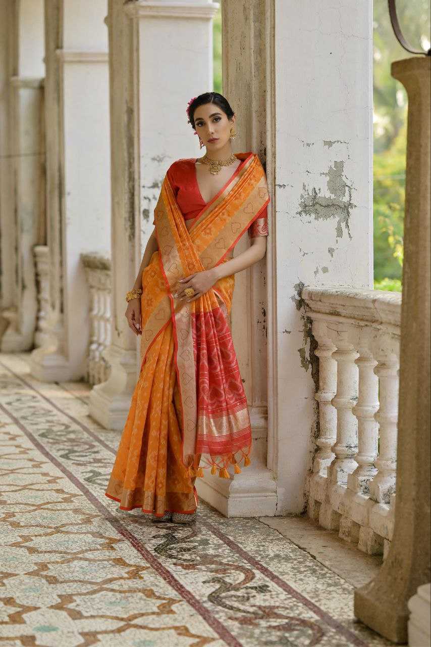 Ynf Soft Silk KESH505 SUNDARI IKKAT Silk Sarees Wedding Collections Wholesale Soft Silk Sarees Designer Silk Sarees Haldi Outfits Manufacturer