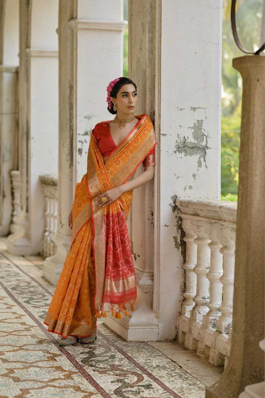 Ynf Soft Silk KESH505 SUNDARI IKKAT Silk Sarees Wedding Collections Wholesale Soft Silk Sarees Designer Silk Sarees Haldi Outfits Manufacturer