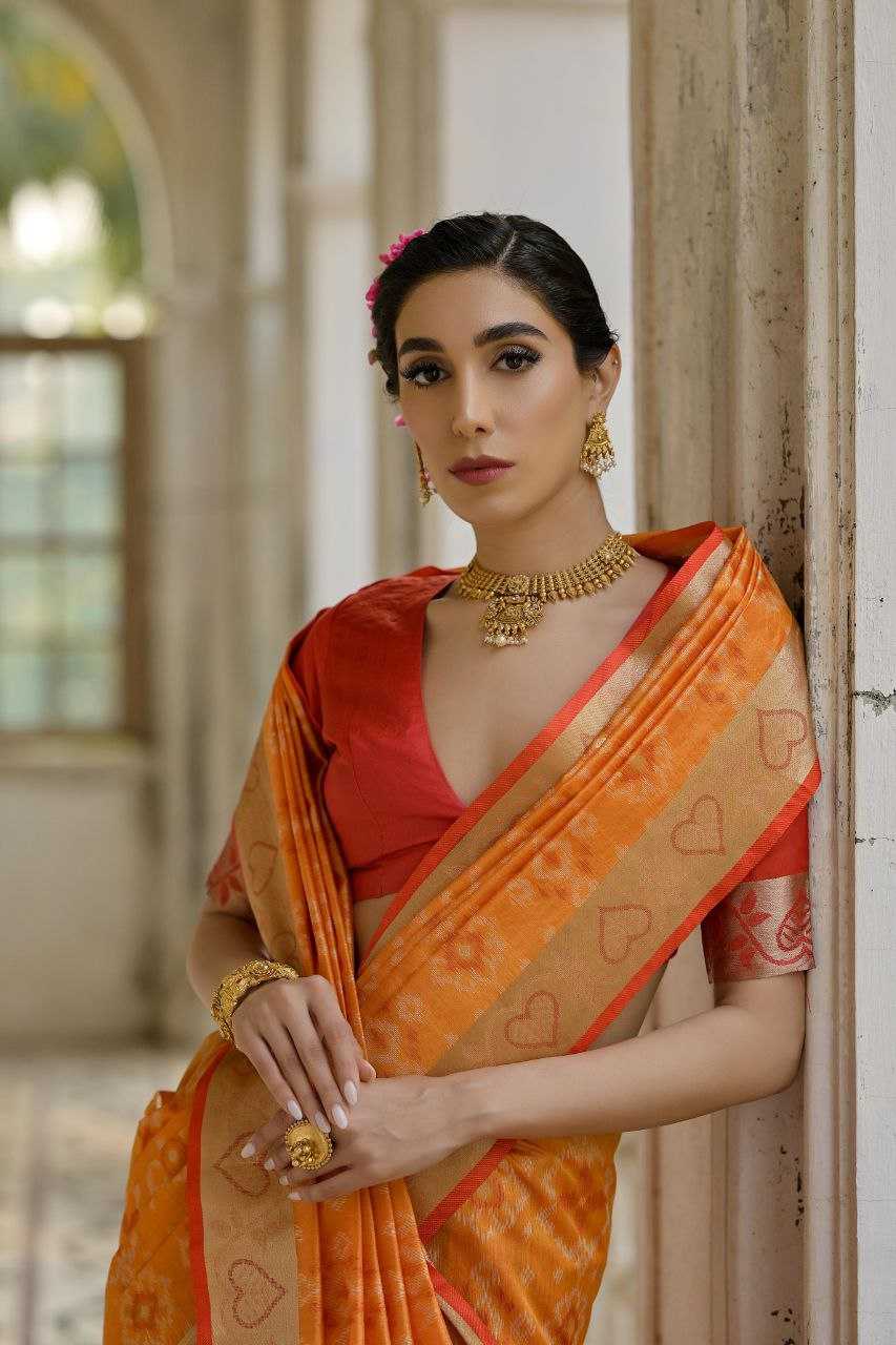 Ynf Soft Silk KESH505 SUNDARI IKKAT Silk Sarees Wedding Collections Wholesale Soft Silk Sarees Designer Silk Sarees Haldi Outfits Manufacturer
