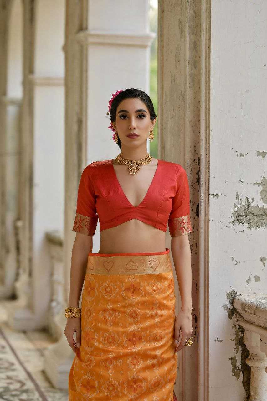 Ynf Soft Silk KESH505 SUNDARI IKKAT Silk Sarees Wedding Collections Wholesale Soft Silk Sarees Designer Silk Sarees Haldi Outfits Manufacturer