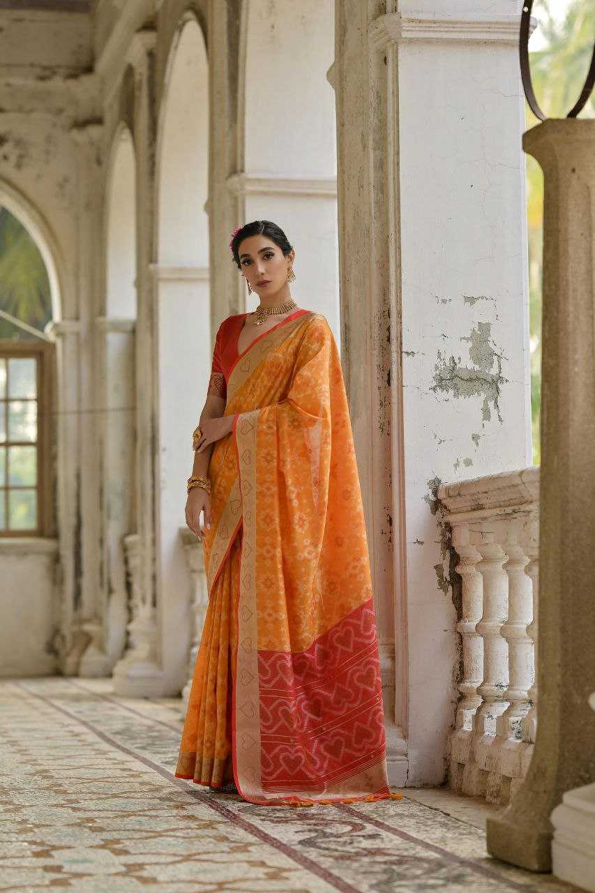 Ynf Soft Silk KESH505 SUNDARI IKKAT Silk Sarees Wedding Collections Wholesale Soft Silk Sarees Designer Silk Sarees Haldi Outfits Manufacturer