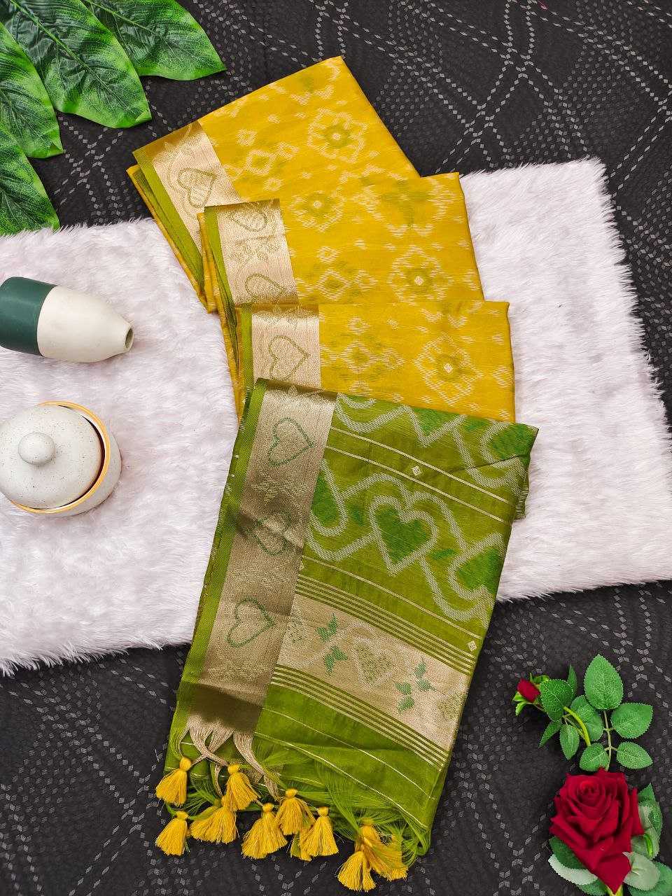 Ynf Soft Silk KESH505 SUNDARI IKKAT Silk Sarees Wedding Collections Wholesale Soft Silk Sarees Designer Silk Sarees Haldi Outfits Manufacturer