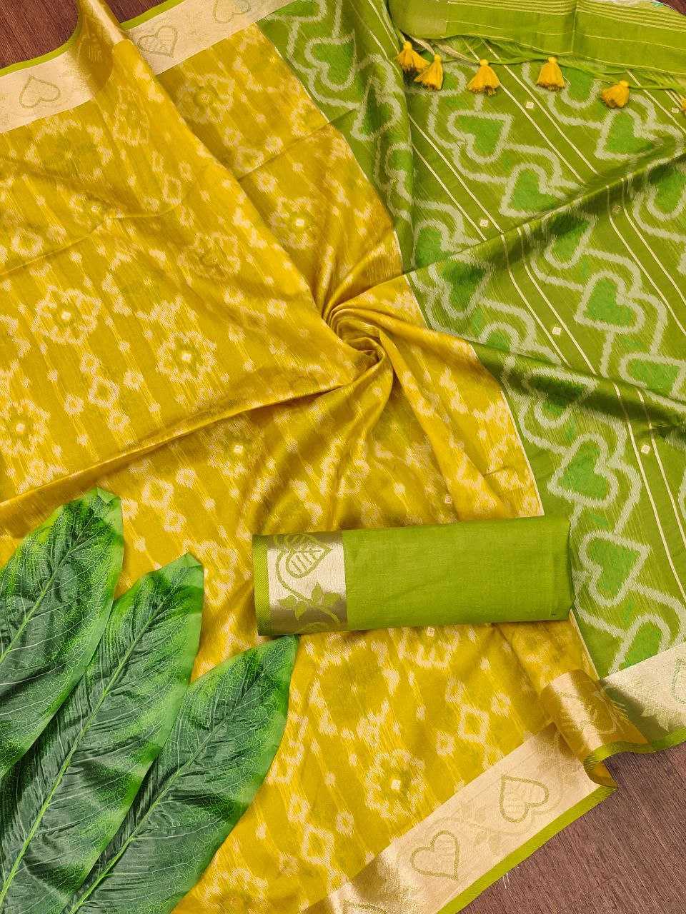 Ynf Soft Silk KESH505 SUNDARI IKKAT Silk Sarees Wedding Collections Wholesale Soft Silk Sarees Designer Silk Sarees Haldi Outfits Manufacturer
