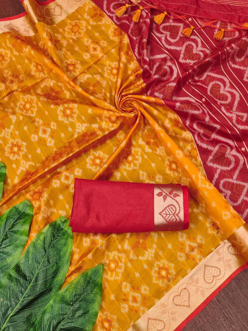 Ynf Soft Silk KESH505 SUNDARI IKKAT Silk Sarees Wedding Collections Wholesale Soft Silk Sarees Designer Silk Sarees Haldi Outfits Manufacturer