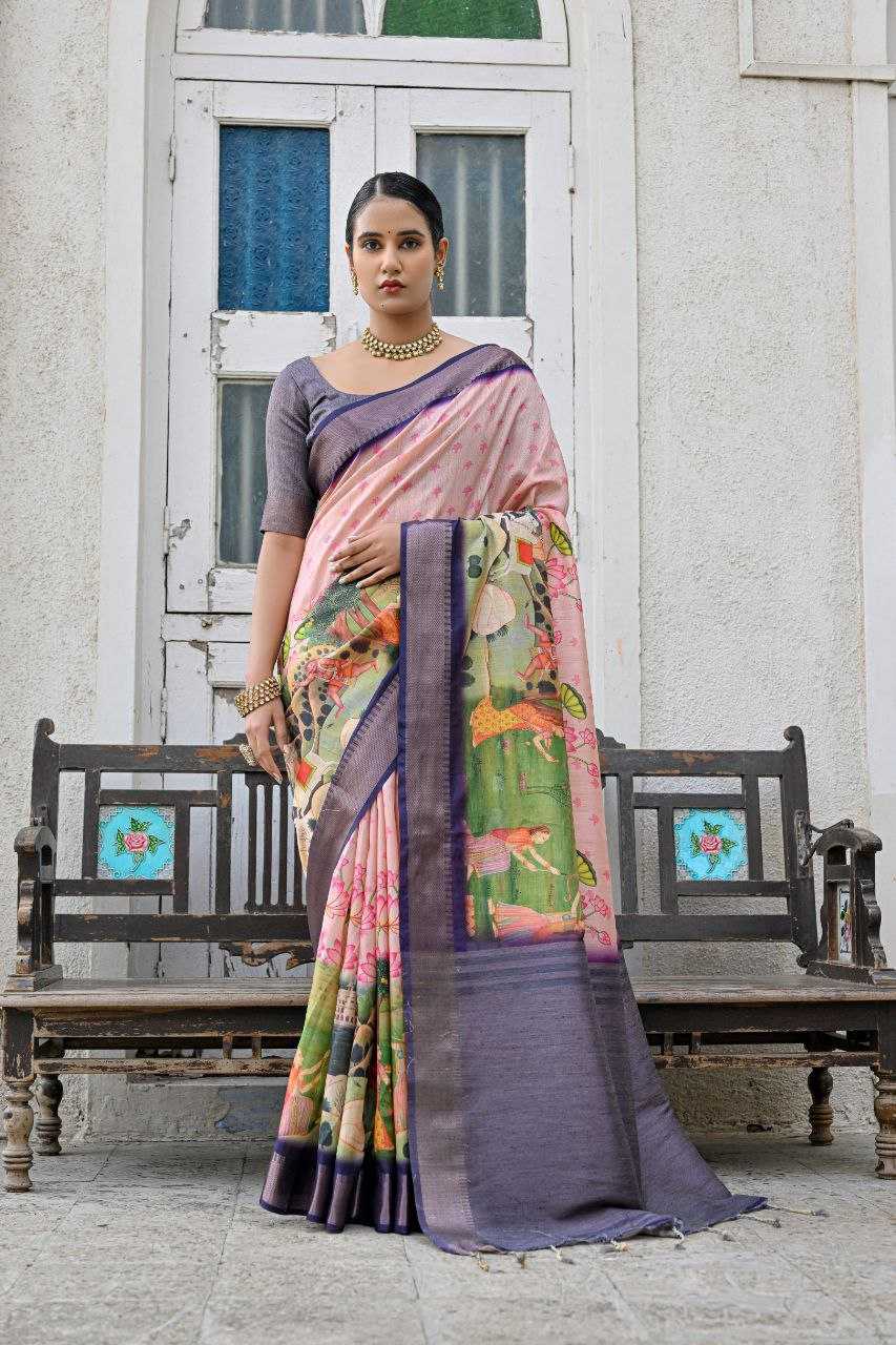 Ynf Soft Silk KESH505 Tanika Silk Sarees Wholesale Bhagalpuri Silk Sarees Manufacturer