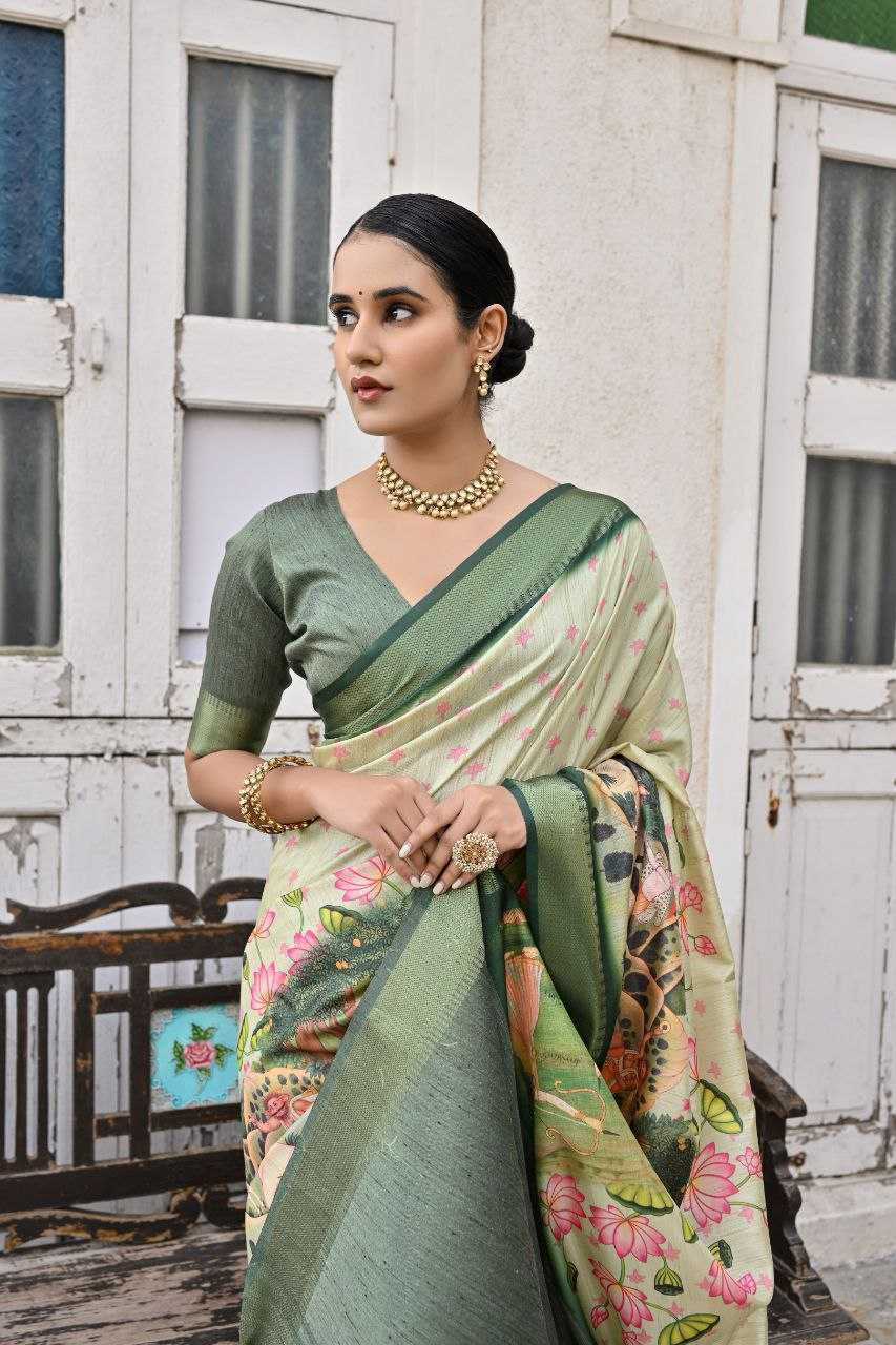 Ynf Soft Silk KESH505 Tanika Silk Sarees Wholesale Bhagalpuri Silk Sarees Manufacturer