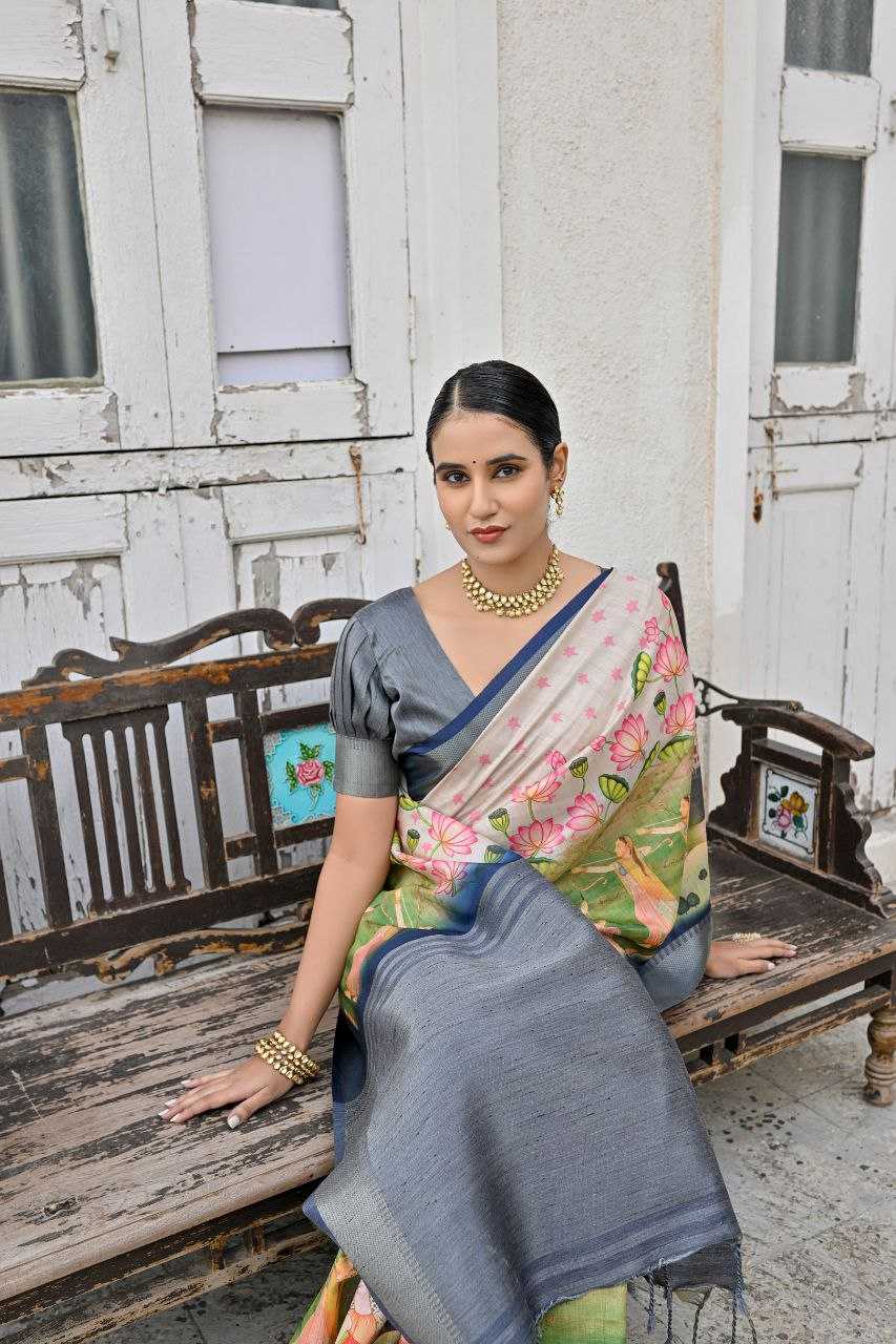 Ynf Soft Silk KESH505 Tanika Silk Sarees Wholesale Bhagalpuri Silk Sarees Manufacturer