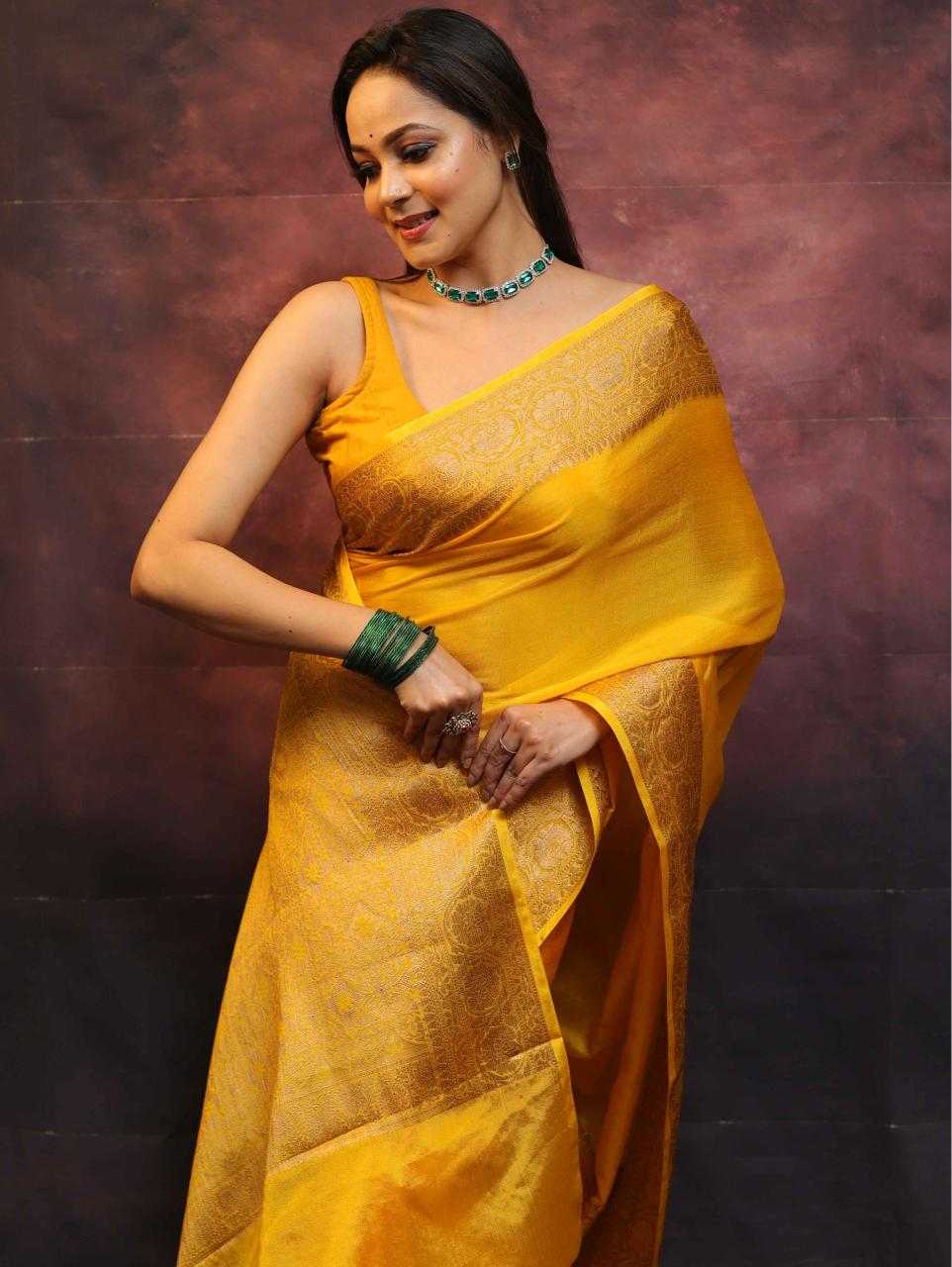 Ynf Soft Silk KESH522 125 Silk Sarees Wholesale Traditional Silk Sarees Golden Silk Sarees Manufacturer